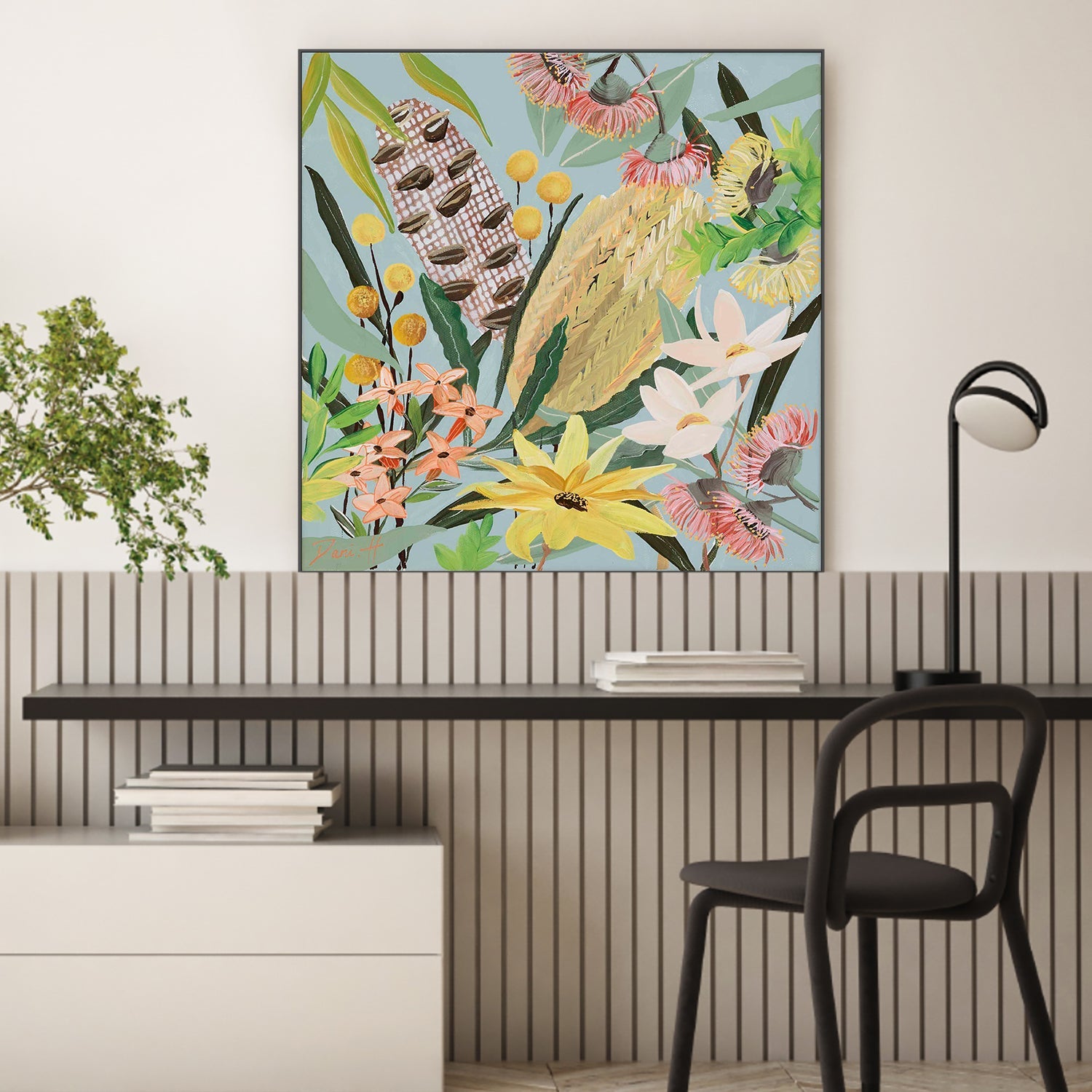 wall-art-print-canvas-poster-framed-Bouquet, Style A-2