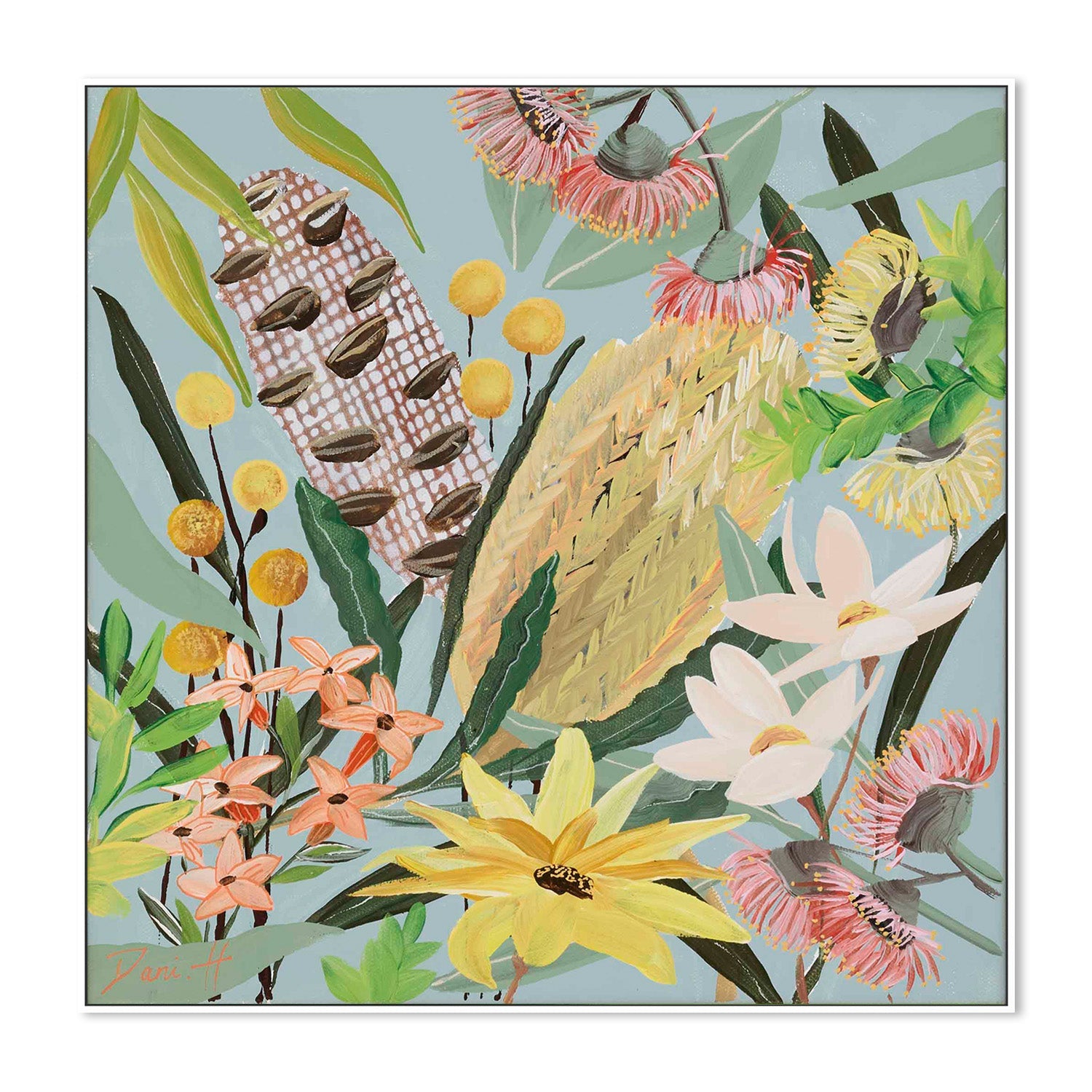 wall-art-print-canvas-poster-framed-Bouquet, Style A-5
