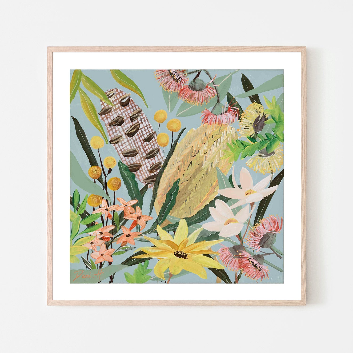 wall-art-print-canvas-poster-framed-Bouquet, Style A-6