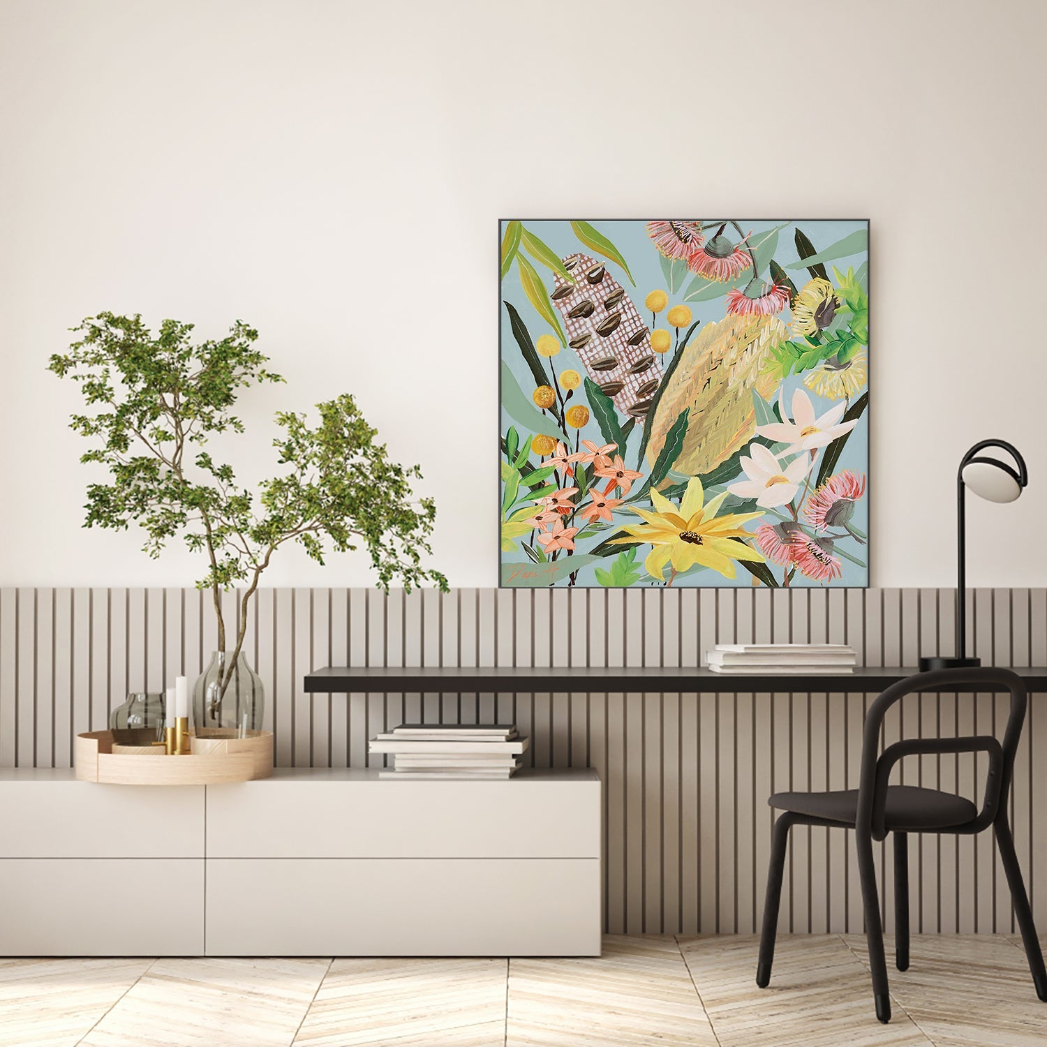 wall-art-print-canvas-poster-framed-Bouquet, Style A-7