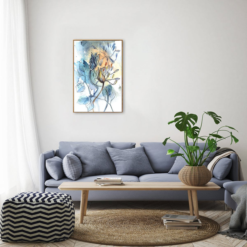 wall-art-print-canvas-poster-framed-Breathe, Abstract Art, Watercolour Painting, Style A-by-Gioia Wall Art-Gioia Wall Art