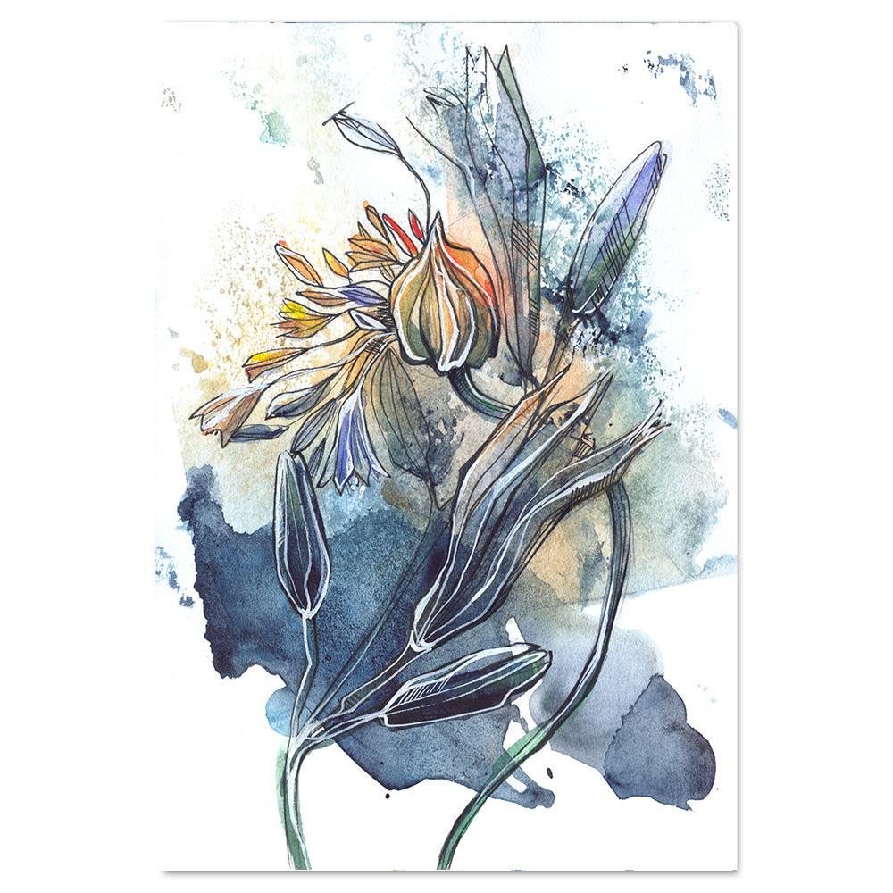 wall-art-print-canvas-poster-framed-Breathe, Abstract Art, Watercolour Painting, Style B-by-Gioia Wall Art-Gioia Wall Art