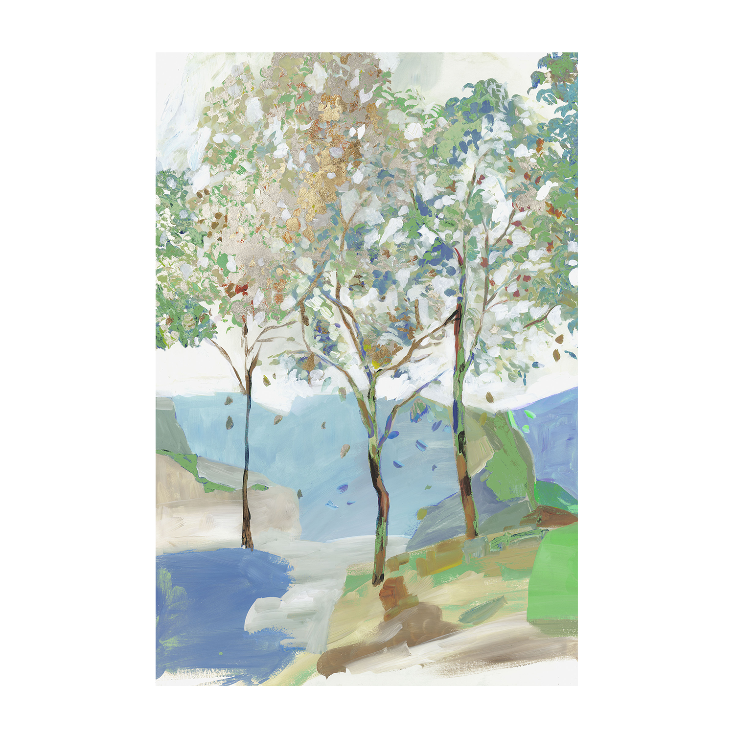 wall-art-print-canvas-poster-framed-Breezy Landscape, Style A-1