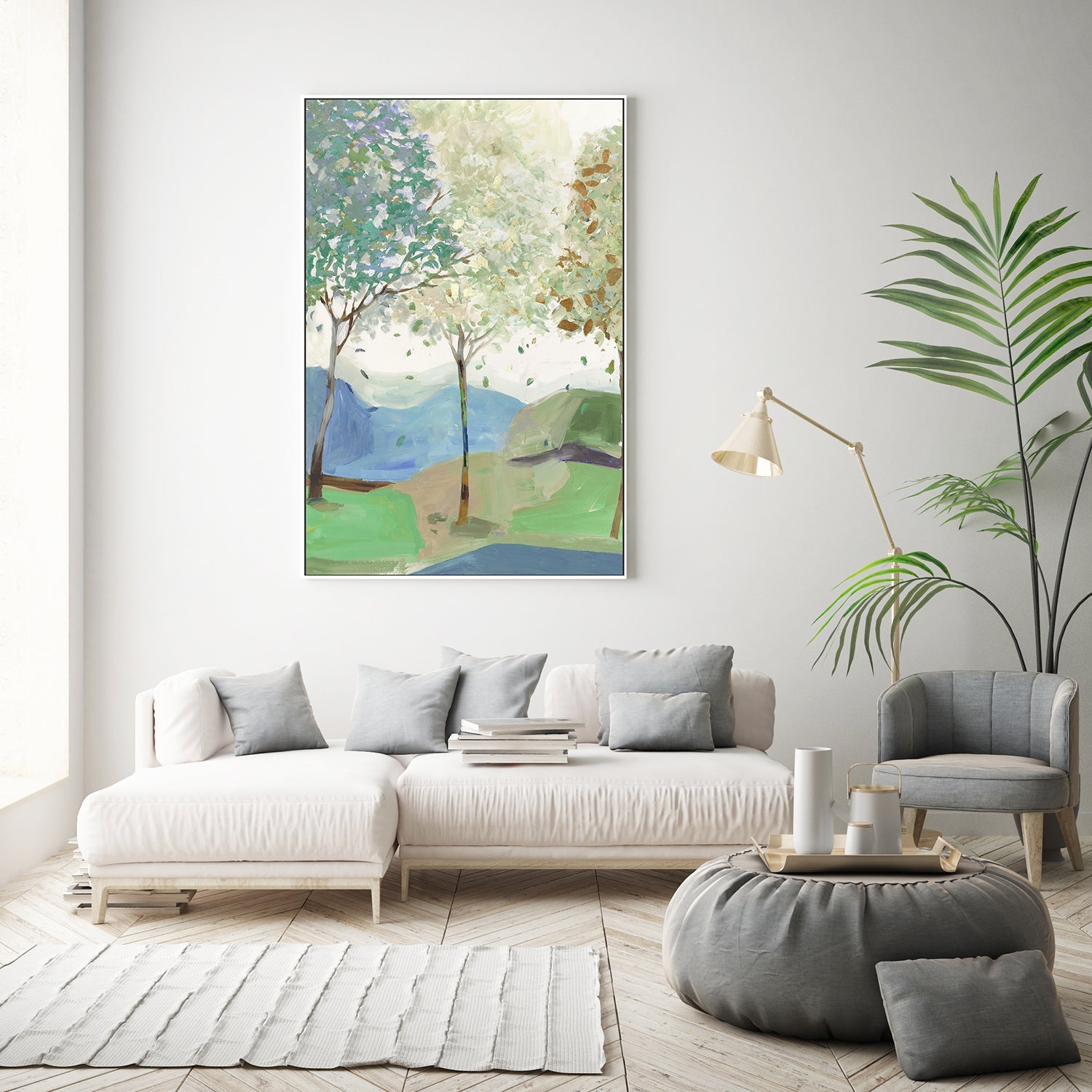 wall-art-print-canvas-poster-framed-Breezy Landscape, Style B-7
