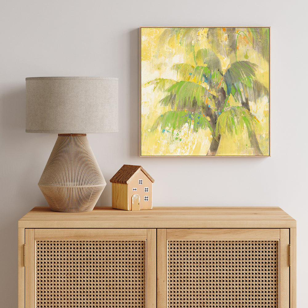 wall-art-print-canvas-poster-framed-Breezy Palm , By Albena Hristova-GIOIA-WALL-ART