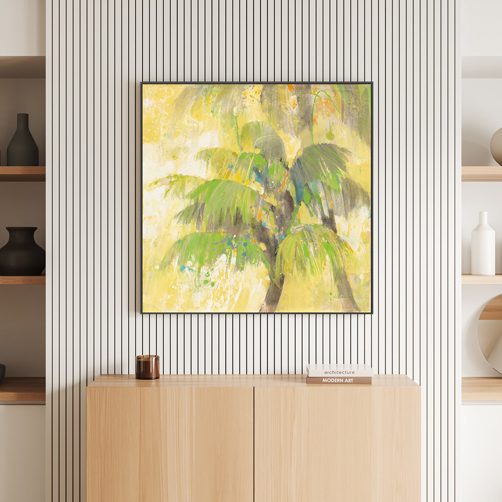 wall-art-print-canvas-poster-framed-Breezy Palm , By Albena Hristova-GIOIA-WALL-ART