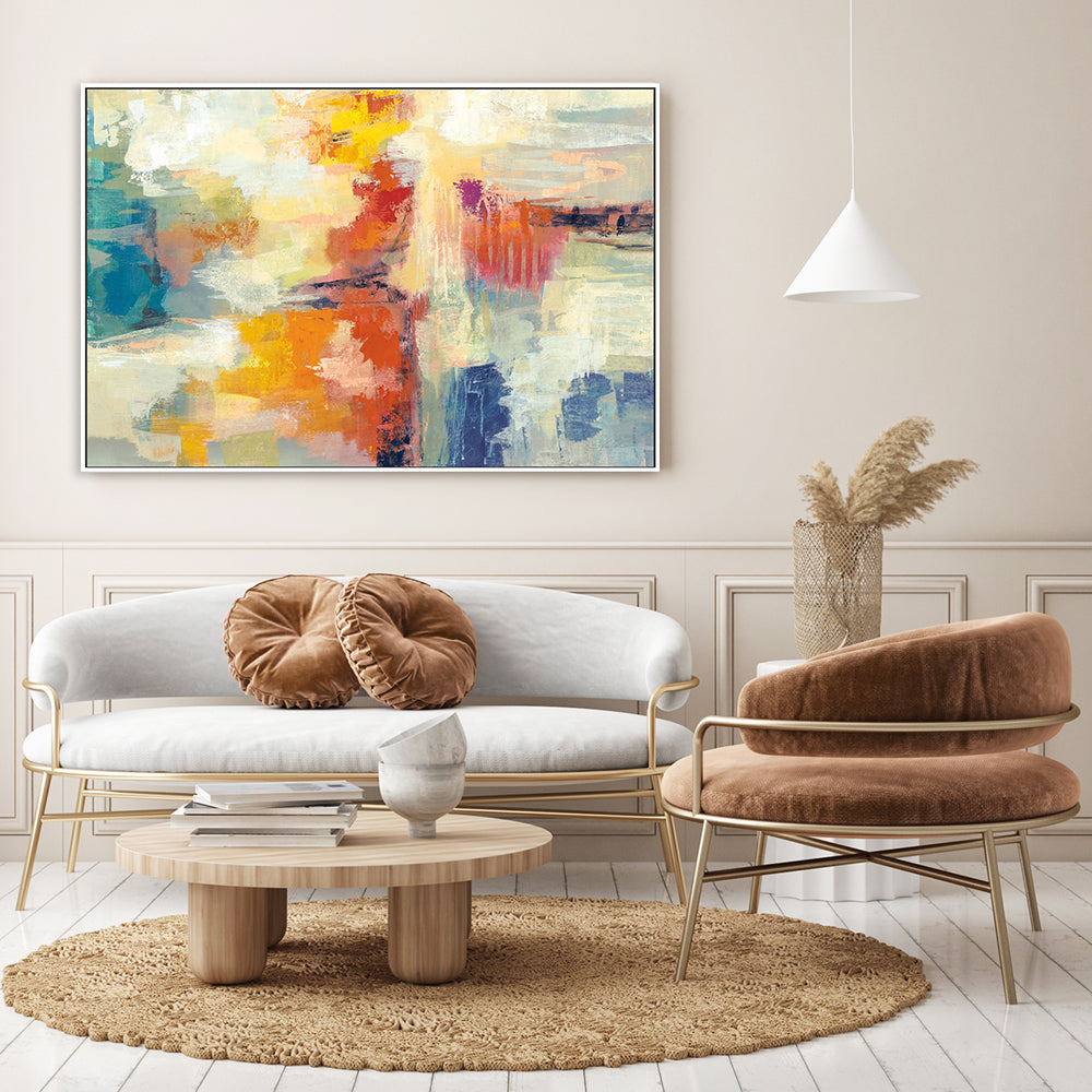 wall-art-print-canvas-poster-framed-Bright Coral Reef-by-Silvia Vassileva-Gioia Wall Art