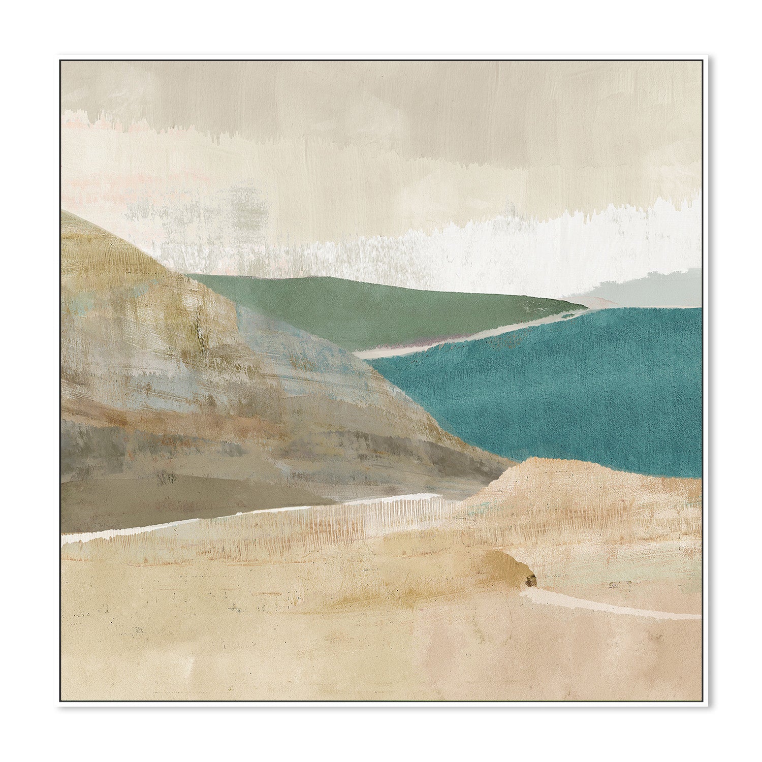 wall-art-print-canvas-poster-framed-Bright Stone Bay, Style A , By Flora Kouta-5