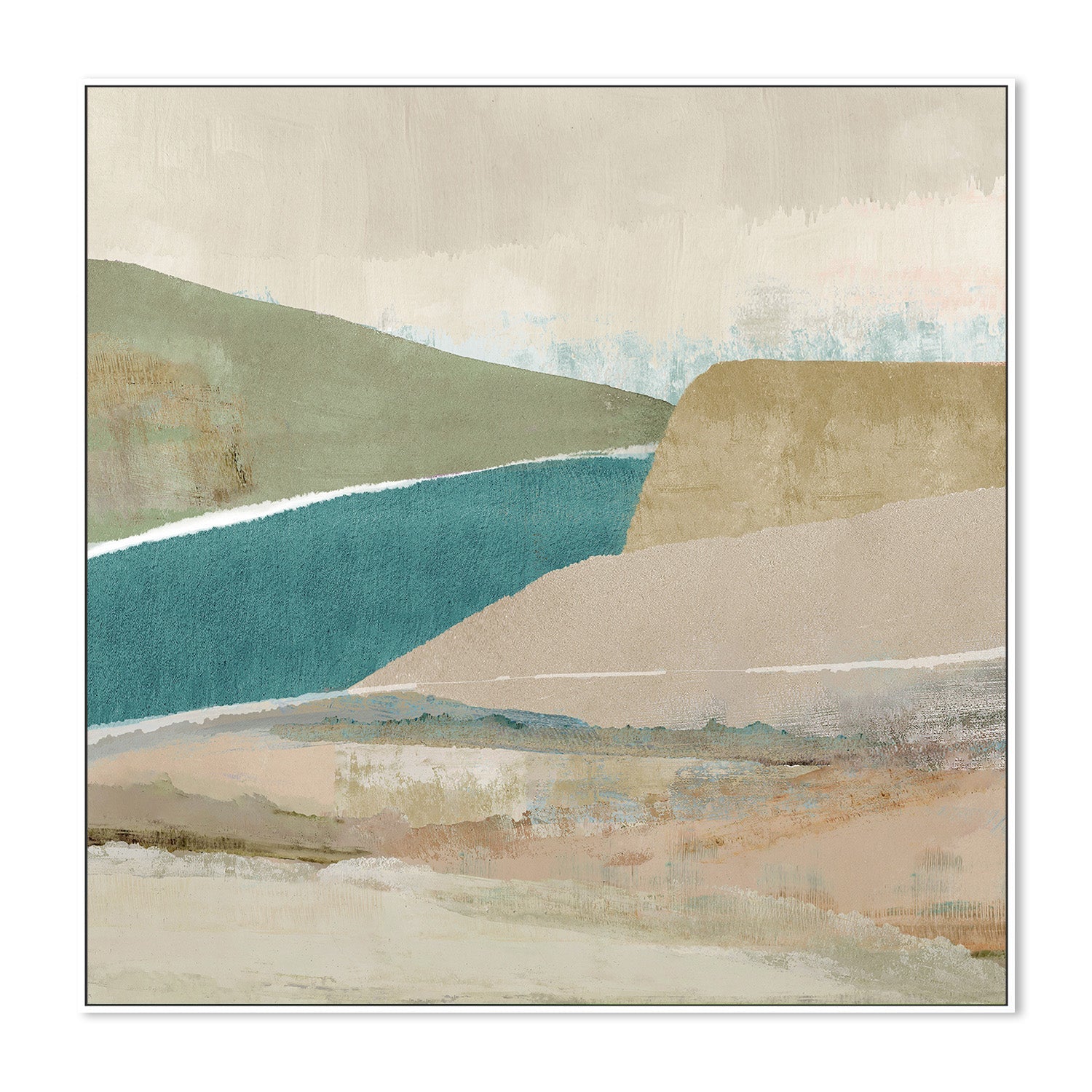 wall-art-print-canvas-poster-framed-Bright Stone Bay, Style B , By Flora Kouta-5