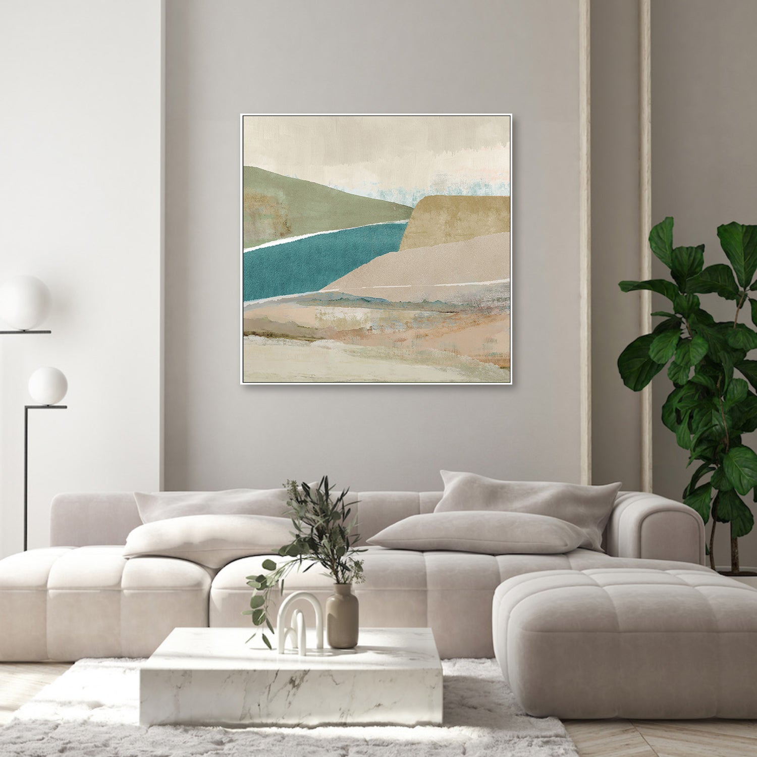 wall-art-print-canvas-poster-framed-Bright Stone Bay, Style B , By Flora Kouta-7