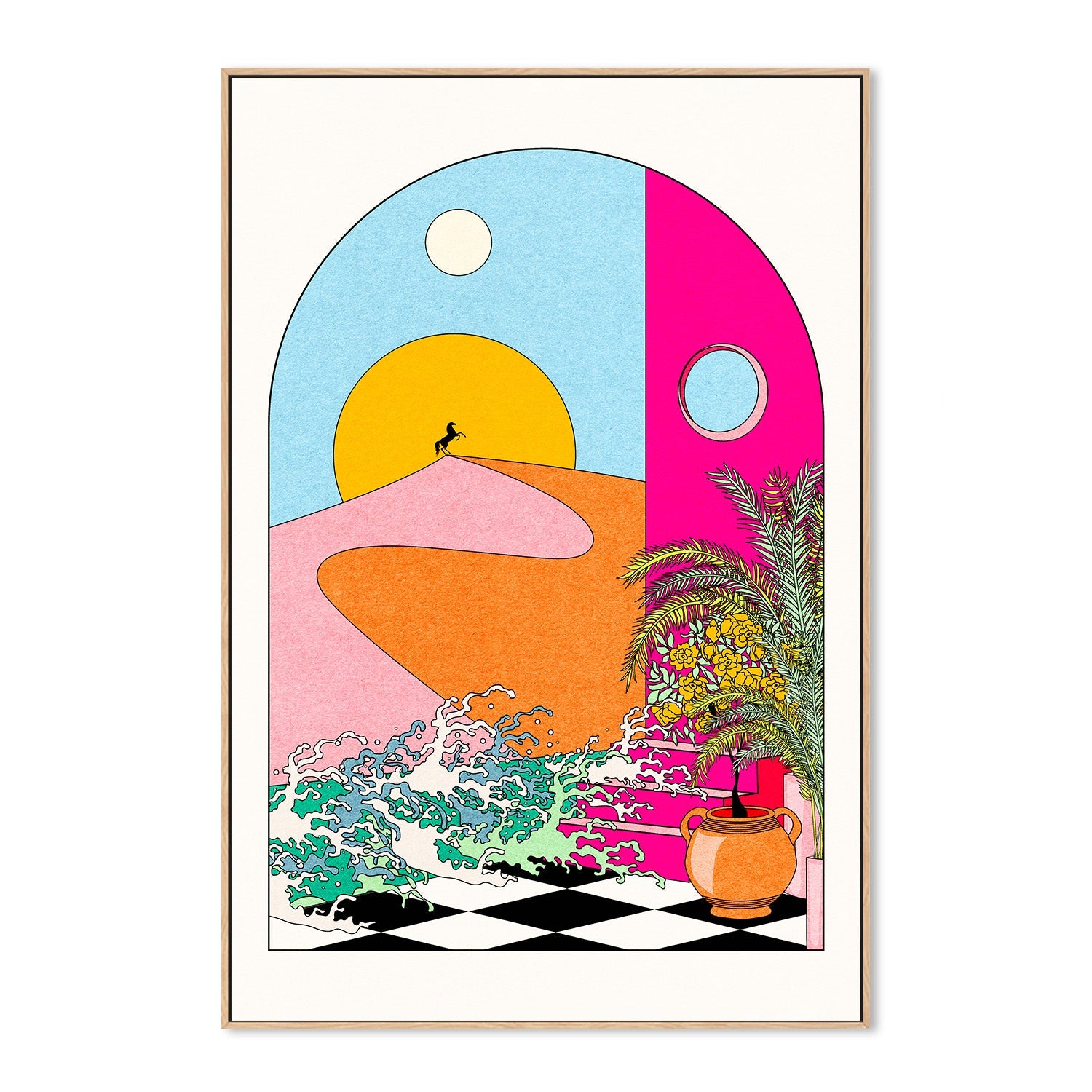wall-art-print-canvas-poster-framed-Brighter Days Ahead-4