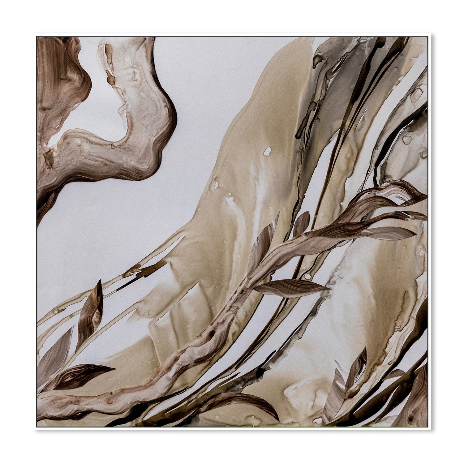 wall-art-print-canvas-poster-framed-Brown Abstract , By Amelia Aveline-5