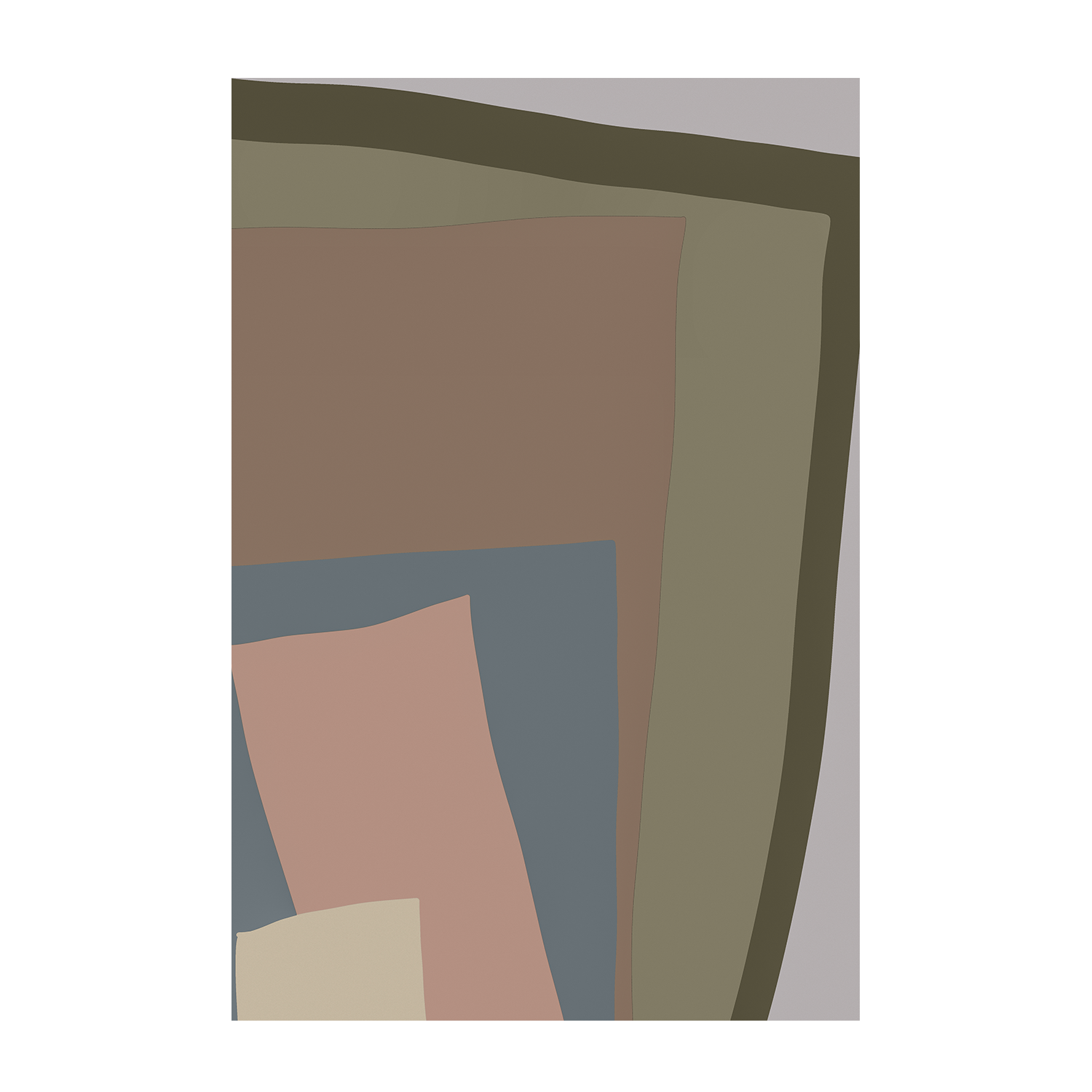 wall-art-print-canvas-poster-framed-Brown Cut Out, Style A & B, Set Of 2 , By JL Design-8