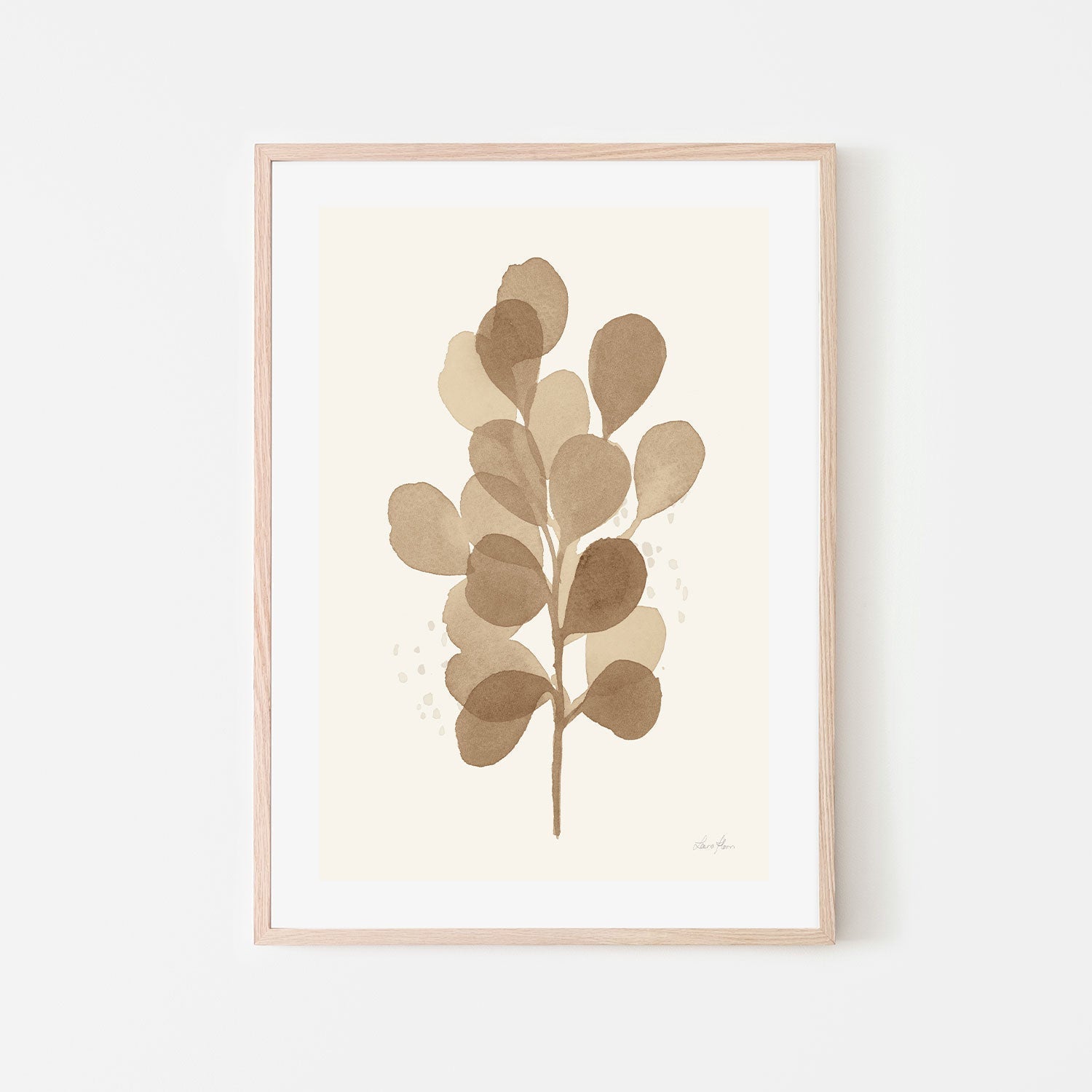 wall-art-print-canvas-poster-framed-Brown Leaves, Style A , By Laura Horn-GIOIA-WALL-ART