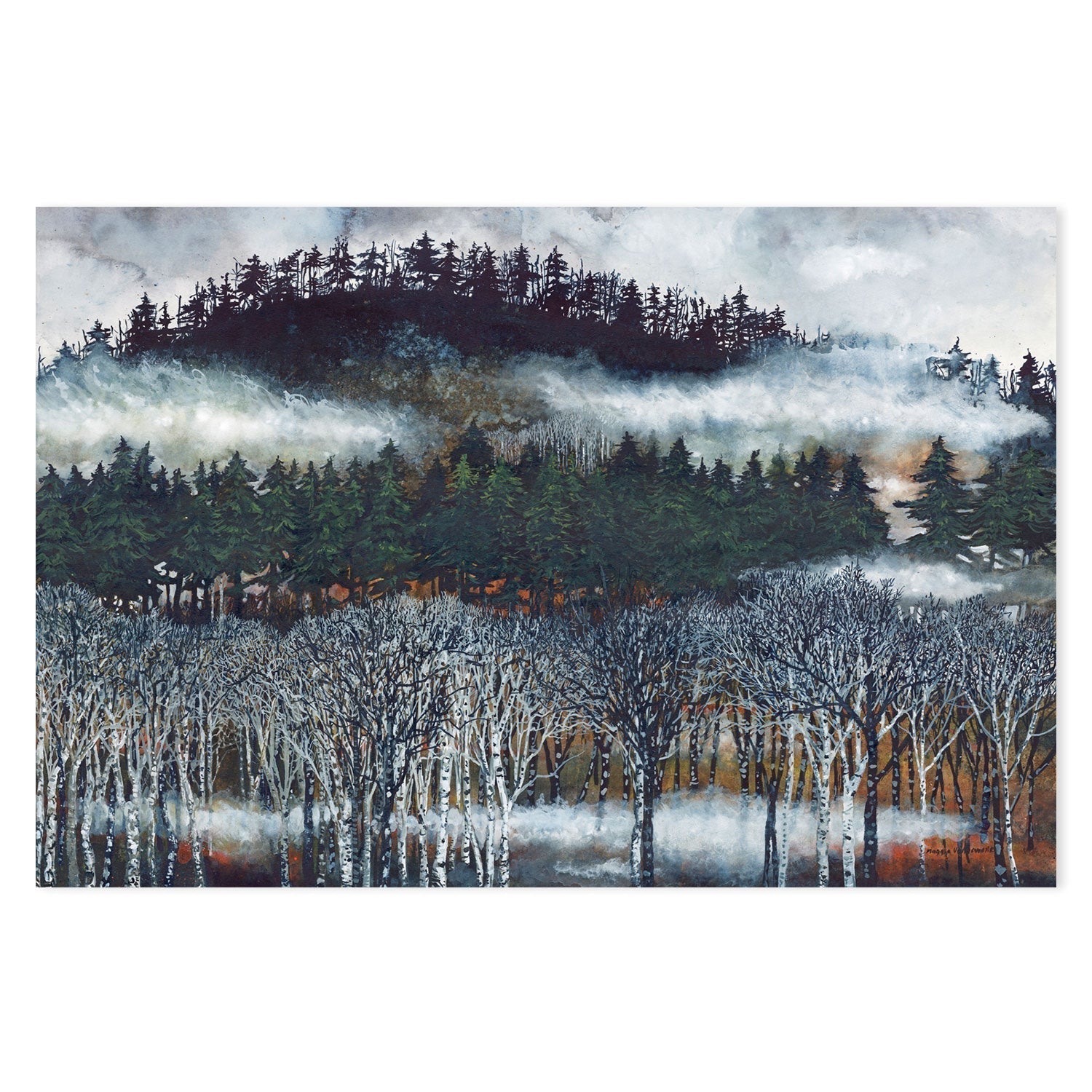 wall-art-print-canvas-poster-framed-Brume, Style B , By Maggie Vandewalle-GIOIA-WALL-ART