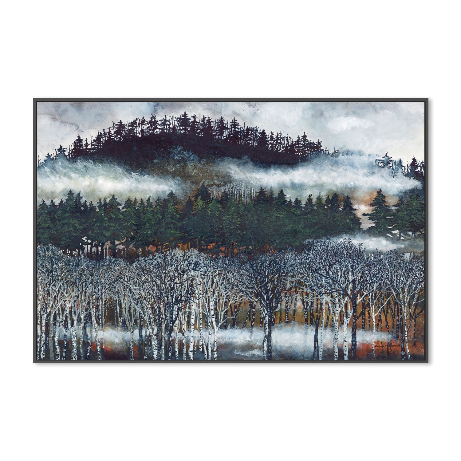 wall-art-print-canvas-poster-framed-Brume, Style B , By Maggie Vandewalle-GIOIA-WALL-ART