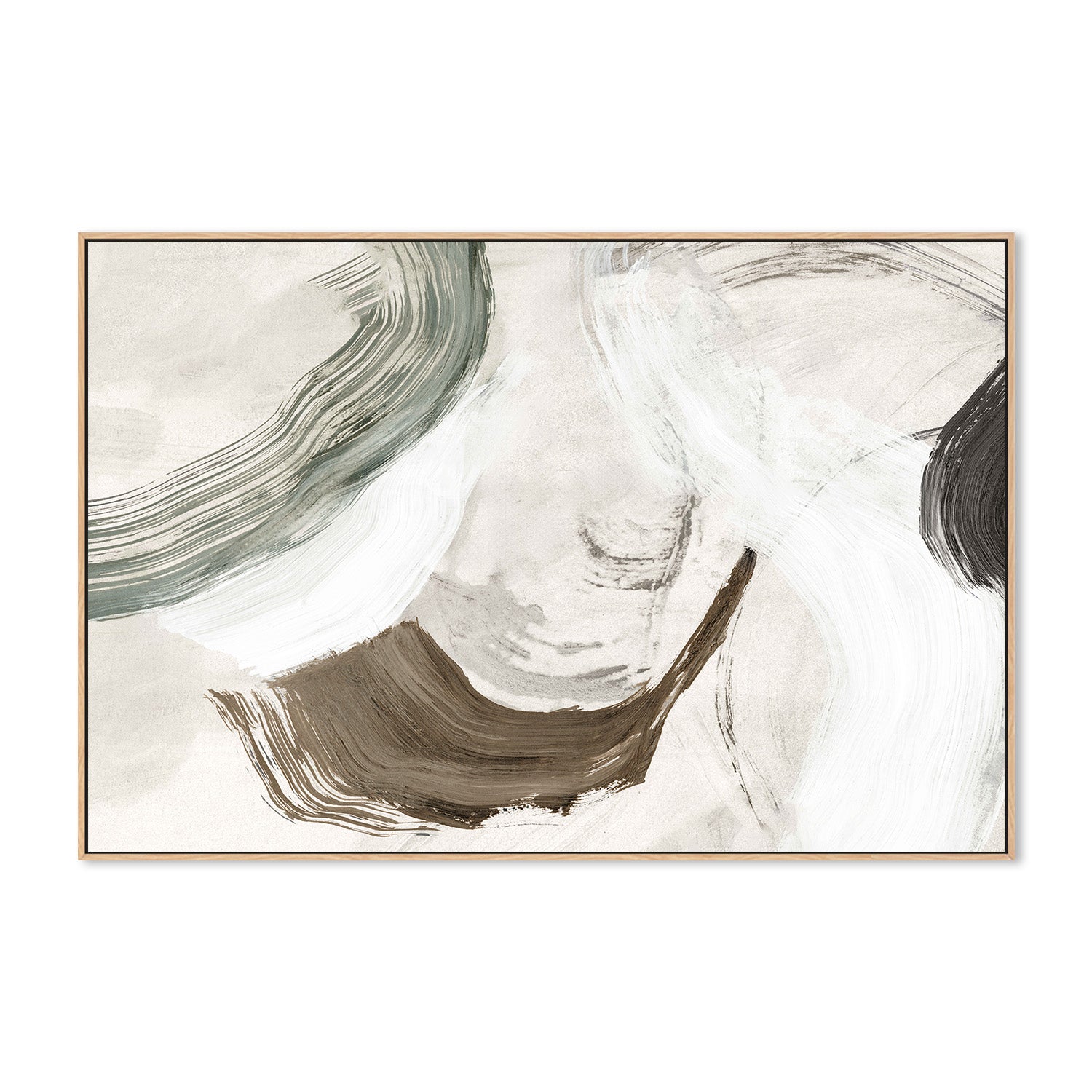 wall-art-print-canvas-poster-framed-Brushstrokes in Subtle Motion-4