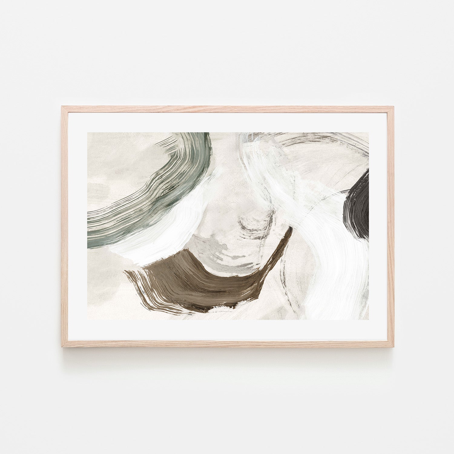 wall-art-print-canvas-poster-framed-Brushstrokes in Subtle Motion-6