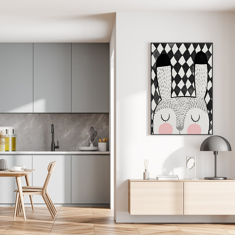 wall-art-print-canvas-poster-framed-Bunny , By Treechild-GIOIA-WALL-ART