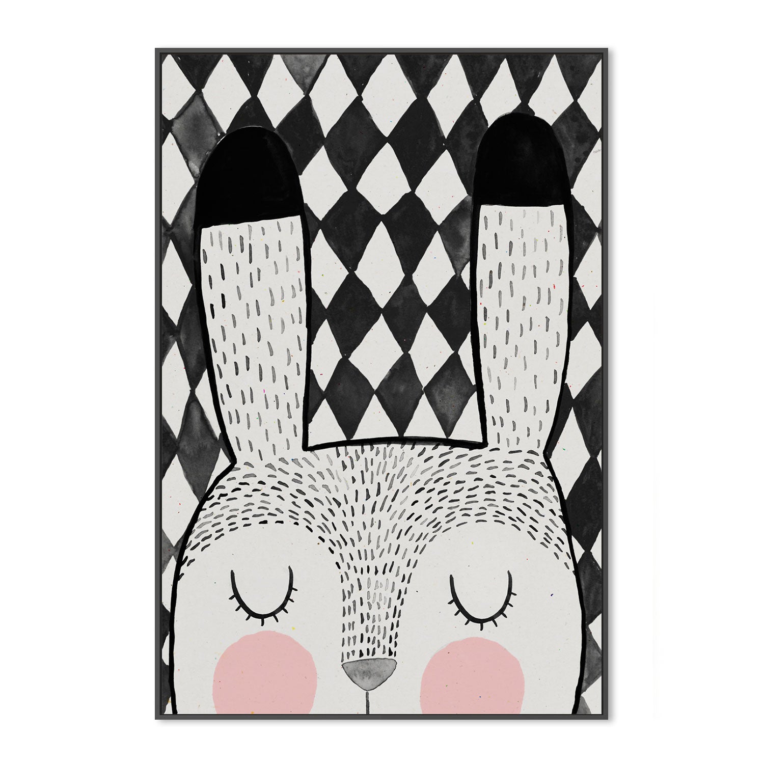 wall-art-print-canvas-poster-framed-Bunny , By Treechild-GIOIA-WALL-ART