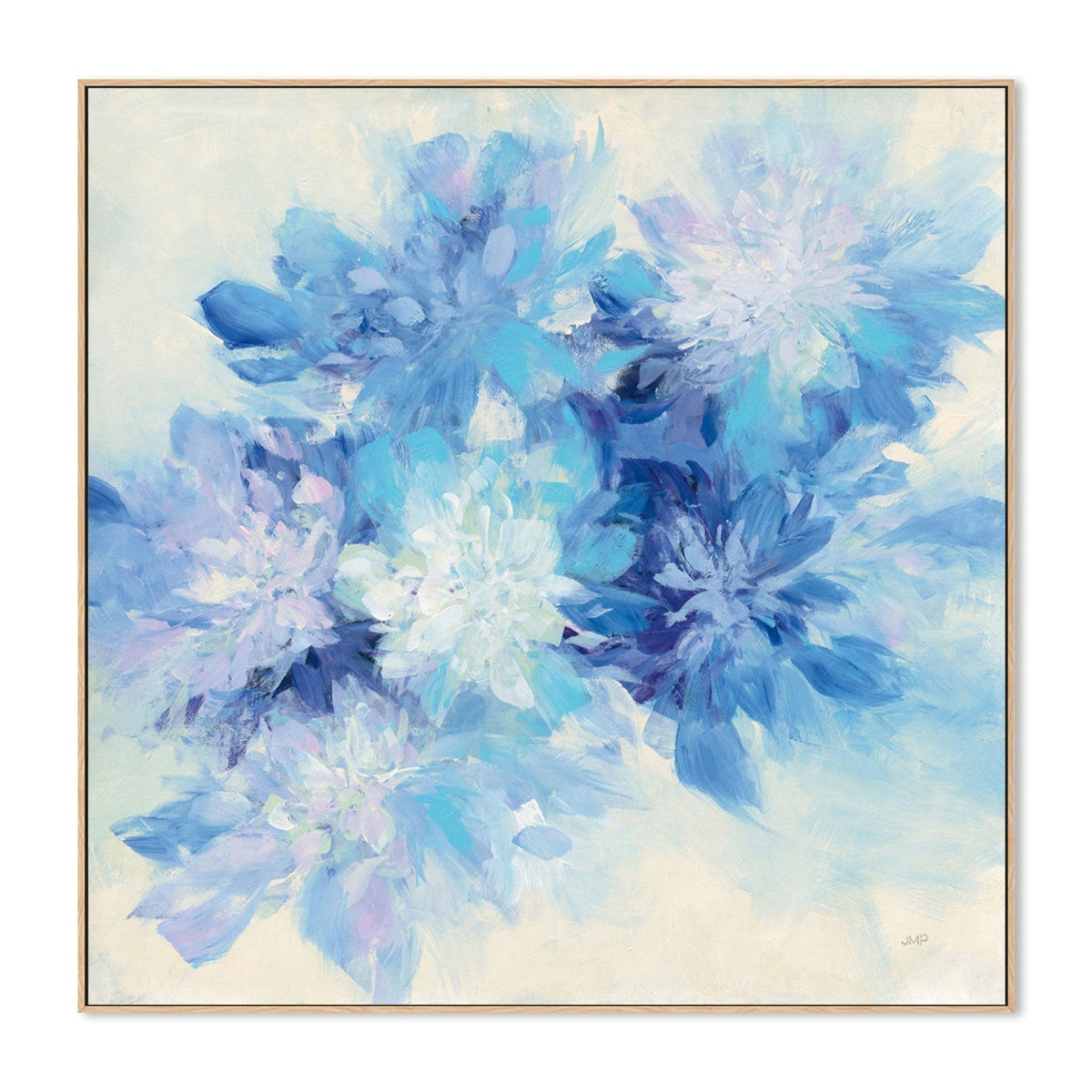 wall-art-print-canvas-poster-framed-Burst of Blue-by-Julia Purinton-Gioia Wall Art
