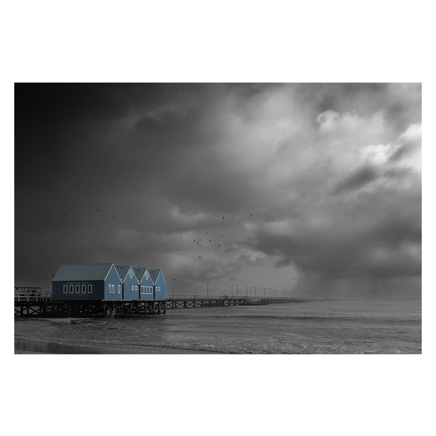 wall-art-print-canvas-poster-framed-Busselton Pier, Western Australia , By Christopher Cann-1