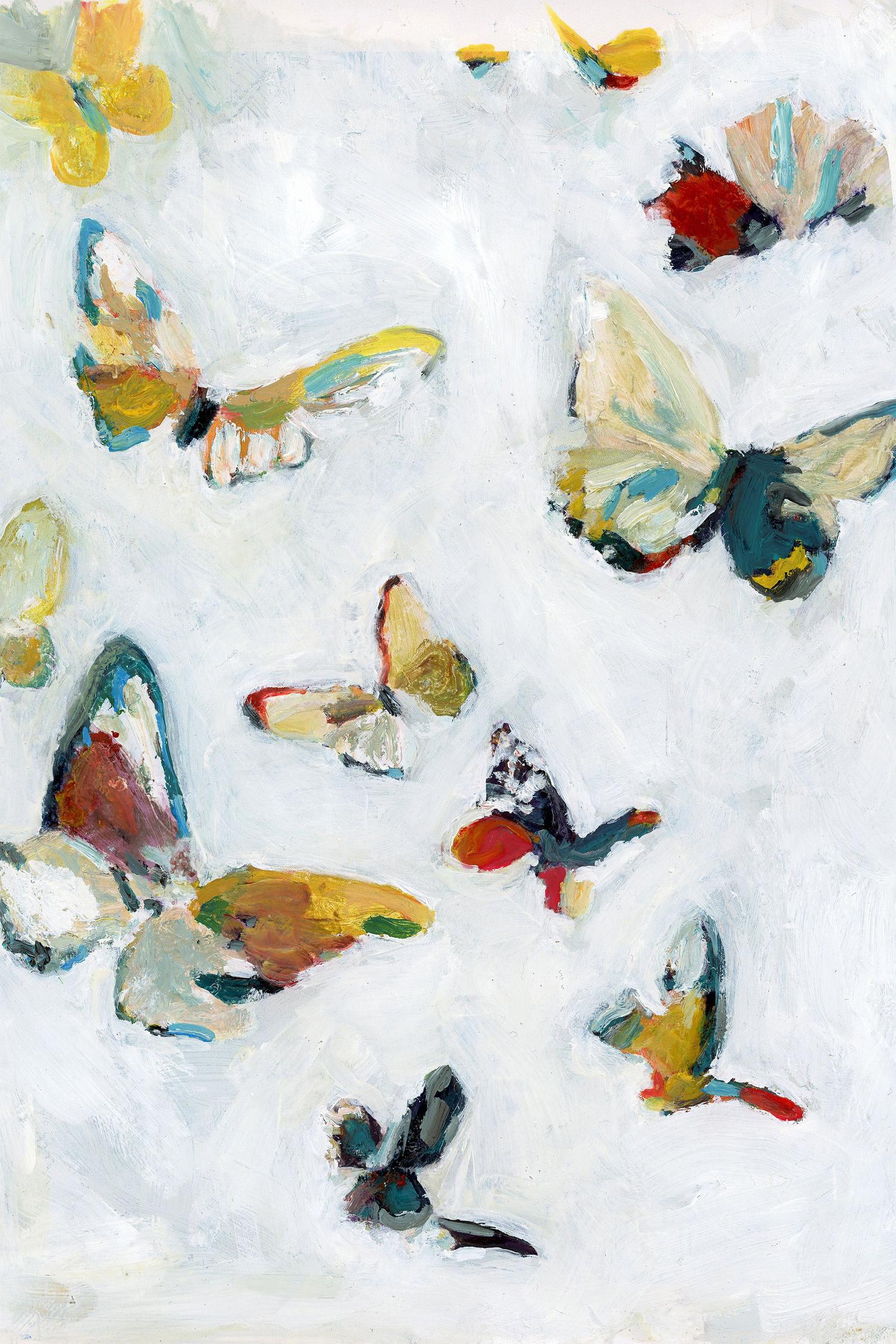 wall-art-print-canvas-poster-framed-Butterflies in Love-1