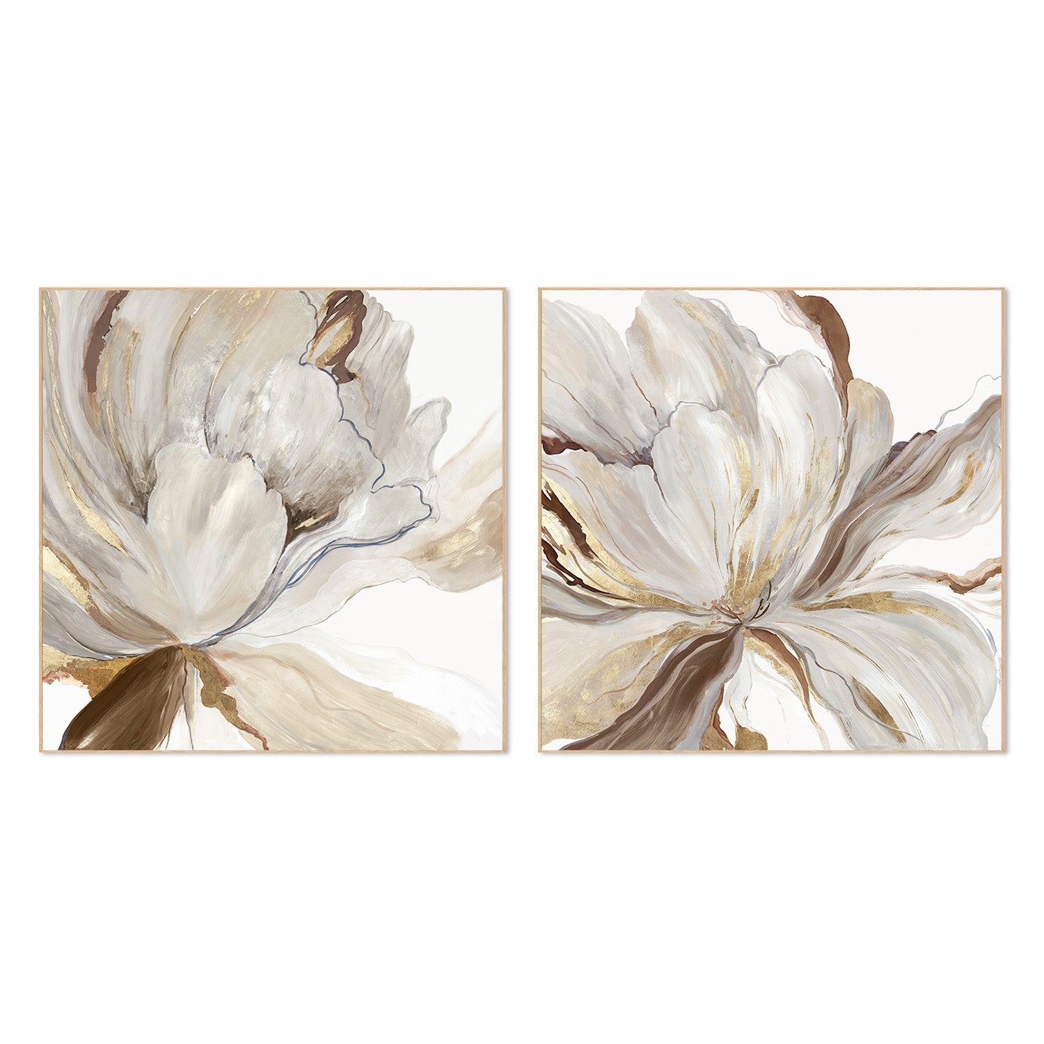wall-art-print-canvas-poster-framed-Butterfly Flower, Style A & B, Set Of 2 , By Asia Jensen-3