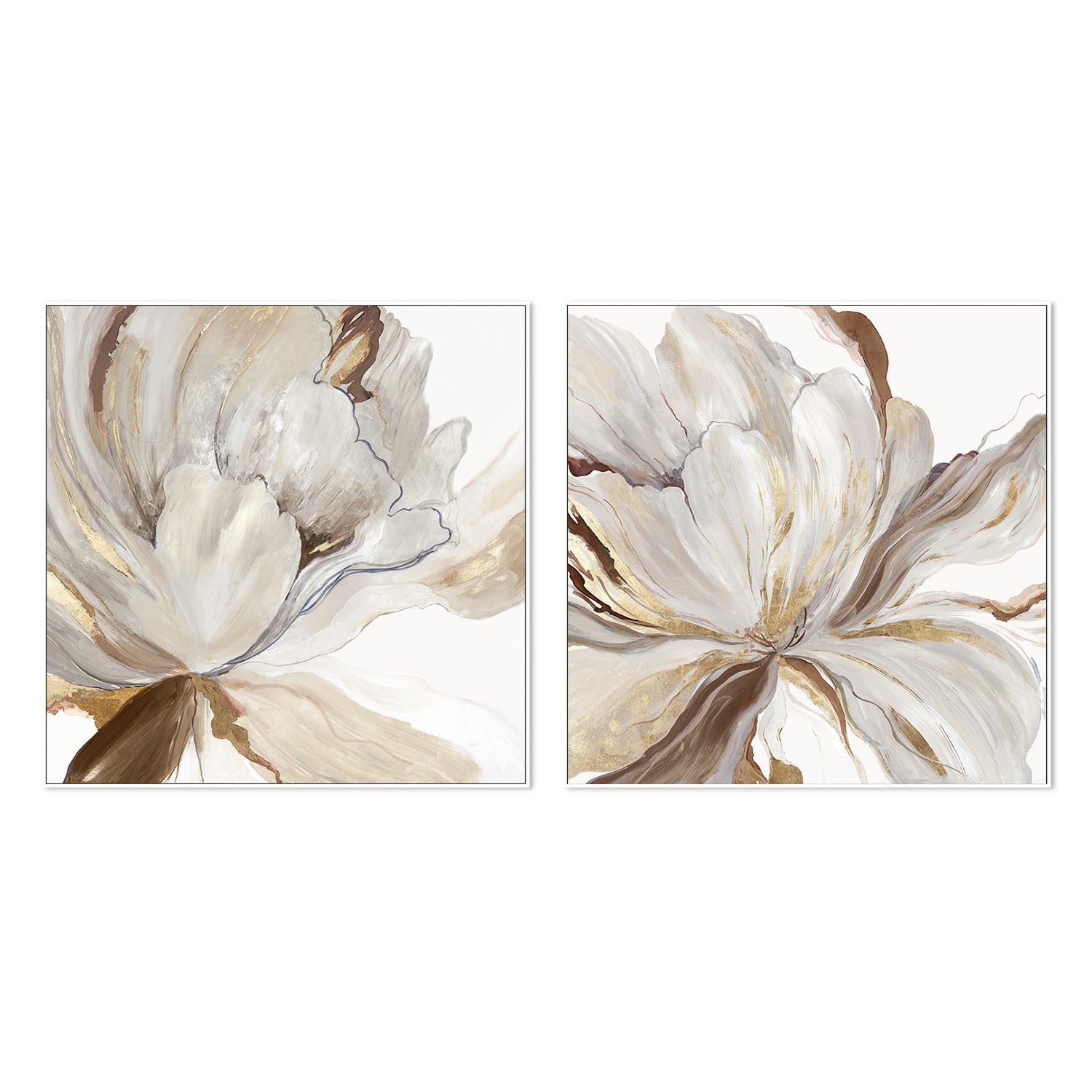 wall-art-print-canvas-poster-framed-Butterfly Flower, Style A & B, Set Of 2 , By Asia Jensen-4
