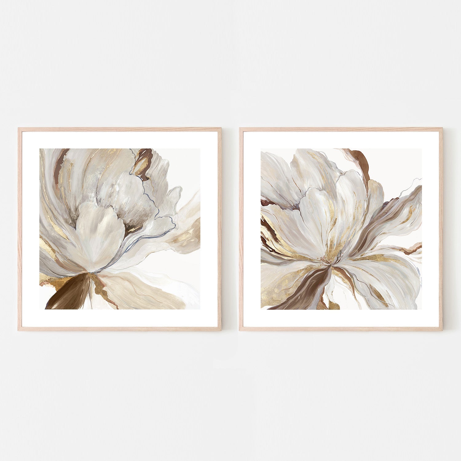 wall-art-print-canvas-poster-framed-Butterfly Flower, Style A & B, Set Of 2 , By Asia Jensen-5