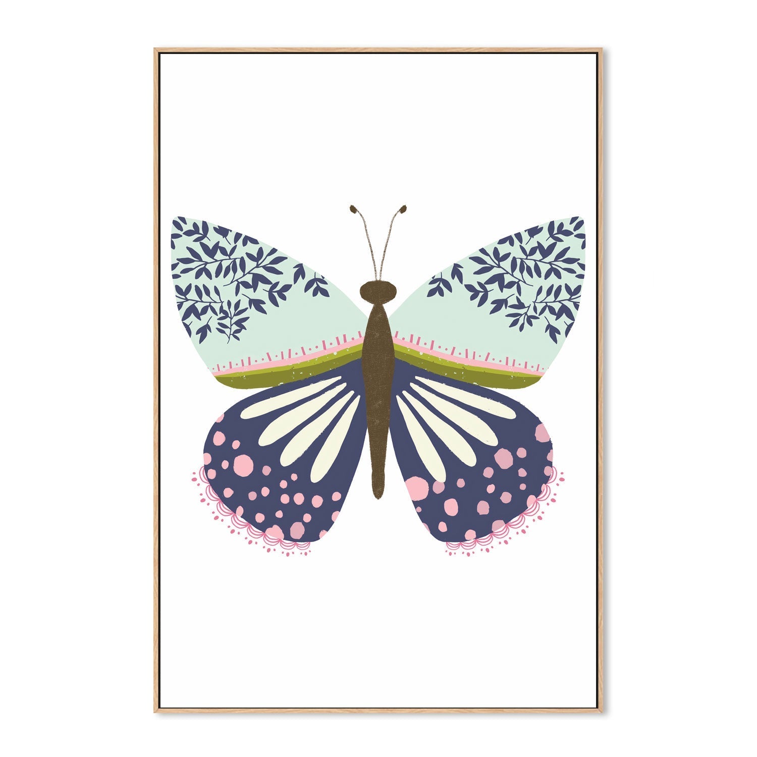 wall-art-print-canvas-poster-framed-Butterfly, Style B , By Lisa Nohren-4