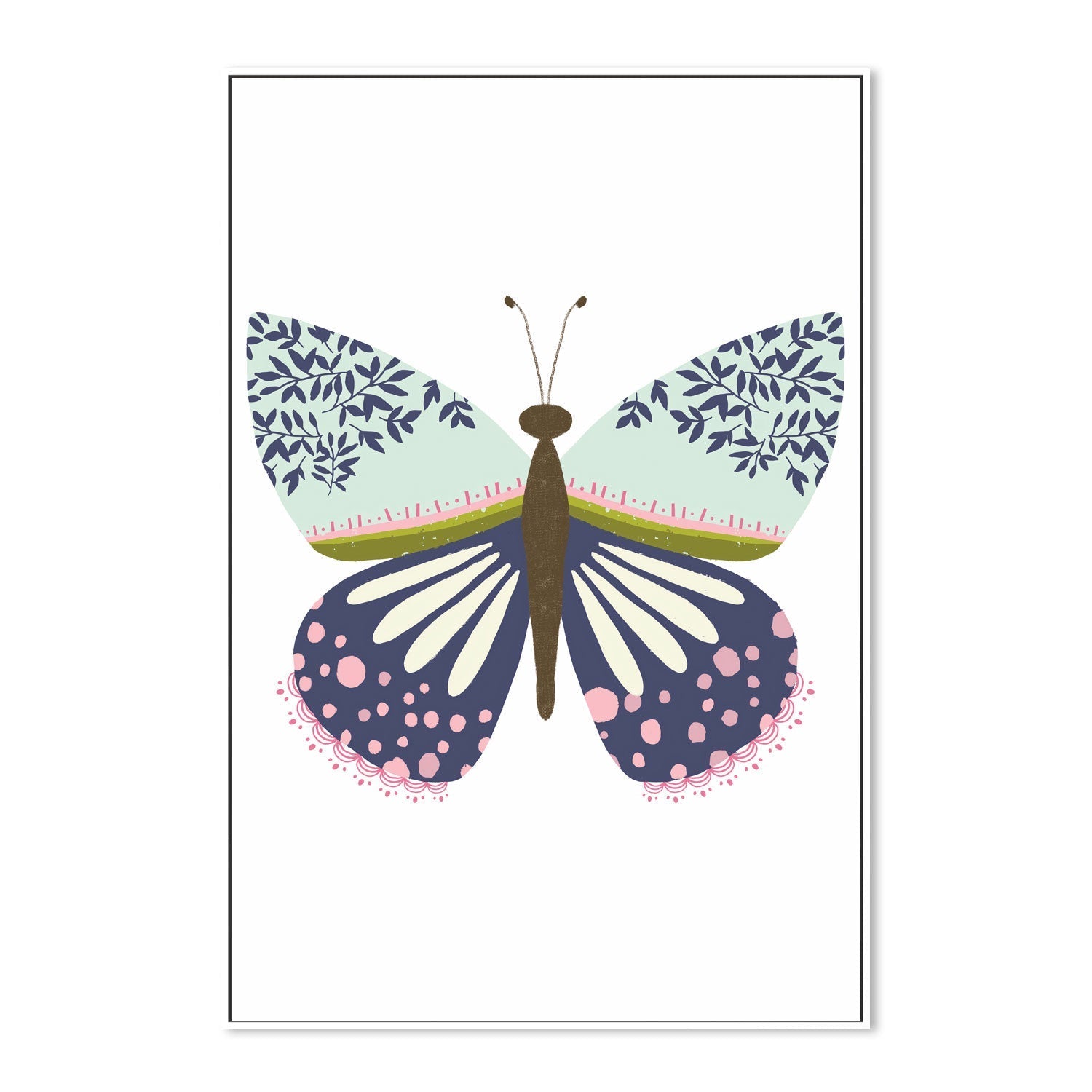 wall-art-print-canvas-poster-framed-Butterfly, Style B , By Lisa Nohren-5