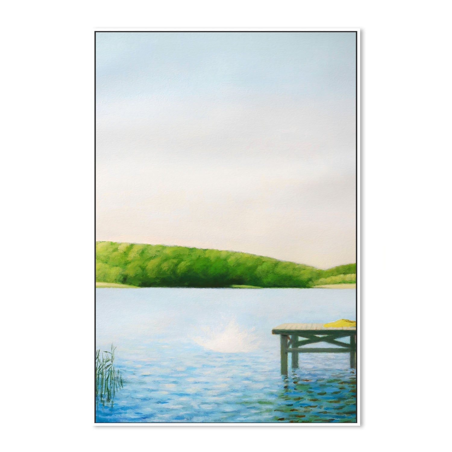 wall-art-print-canvas-poster-framed-By The Lake , By Ieva Baklane-5