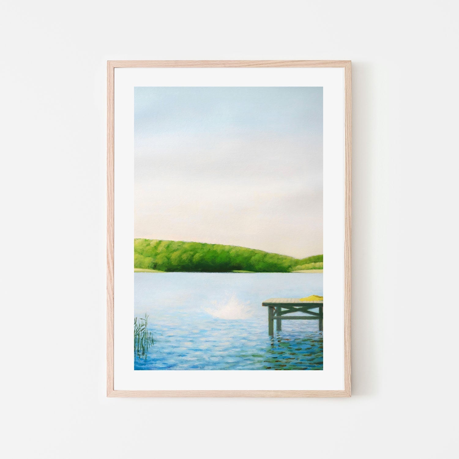 wall-art-print-canvas-poster-framed-By The Lake , By Ieva Baklane-6