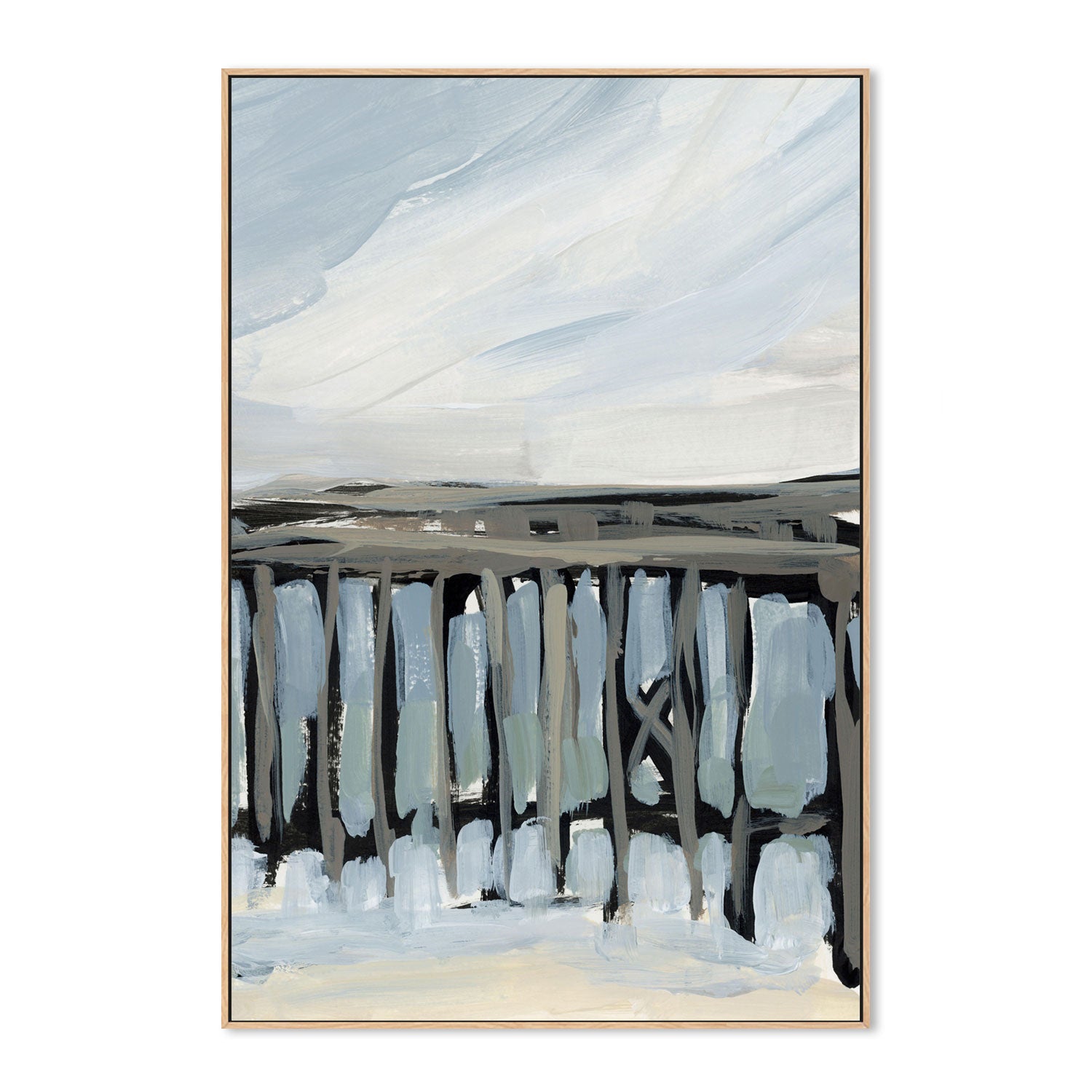 wall-art-print-canvas-poster-framed-By The Sea, Style C-by-Emily Wood-Gioia Wall Art