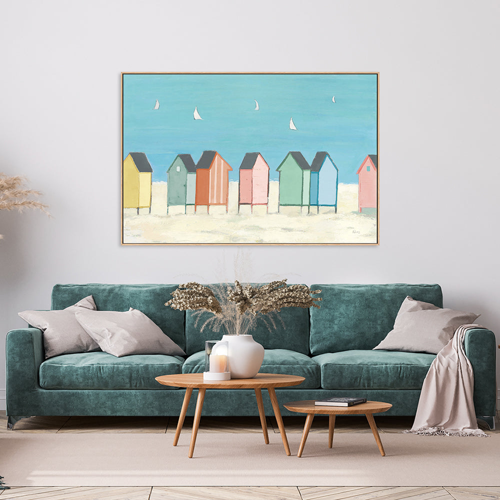wall-art-print-canvas-poster-framed-Cabanas, Style A-by-Phyllis Adams-Gioia Wall Art
