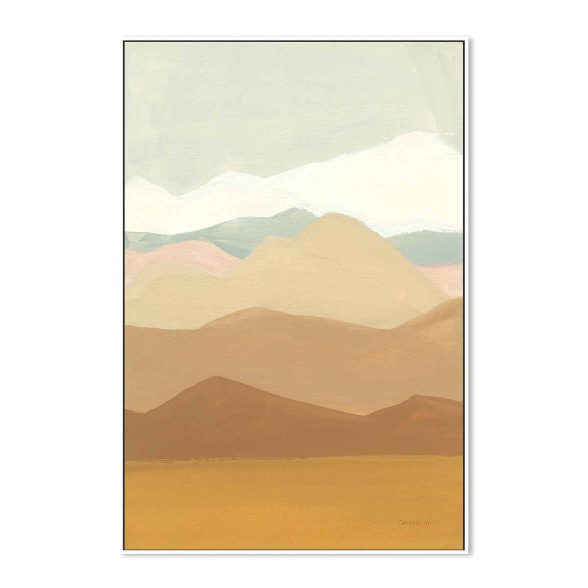 wall-art-print-canvas-poster-framed-California Hills , By Danhui Nai-GIOIA-WALL-ART