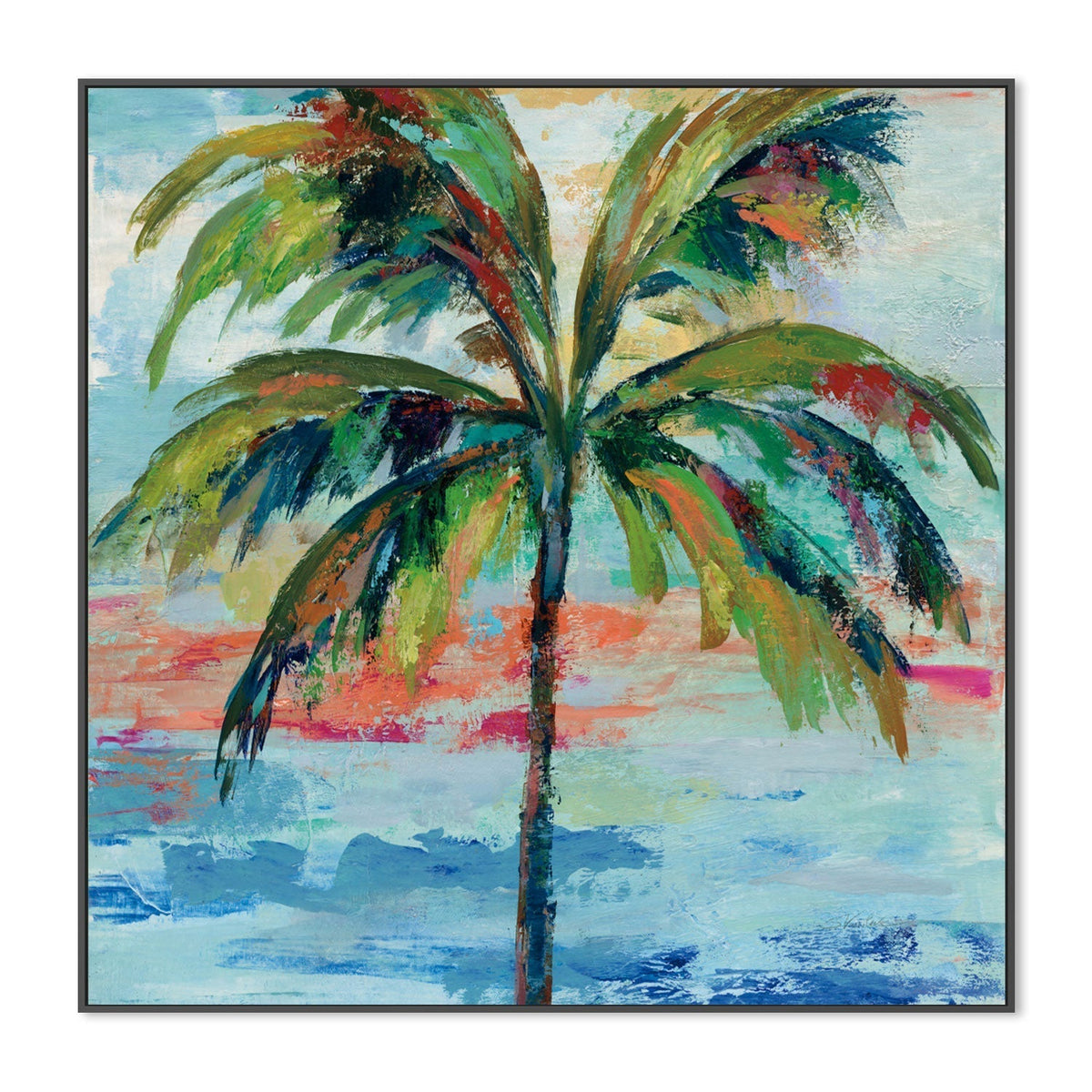 wall-art-print-canvas-poster-framed-California Palm, Style A , By Silvia Vassileva-GIOIA-WALL-ART