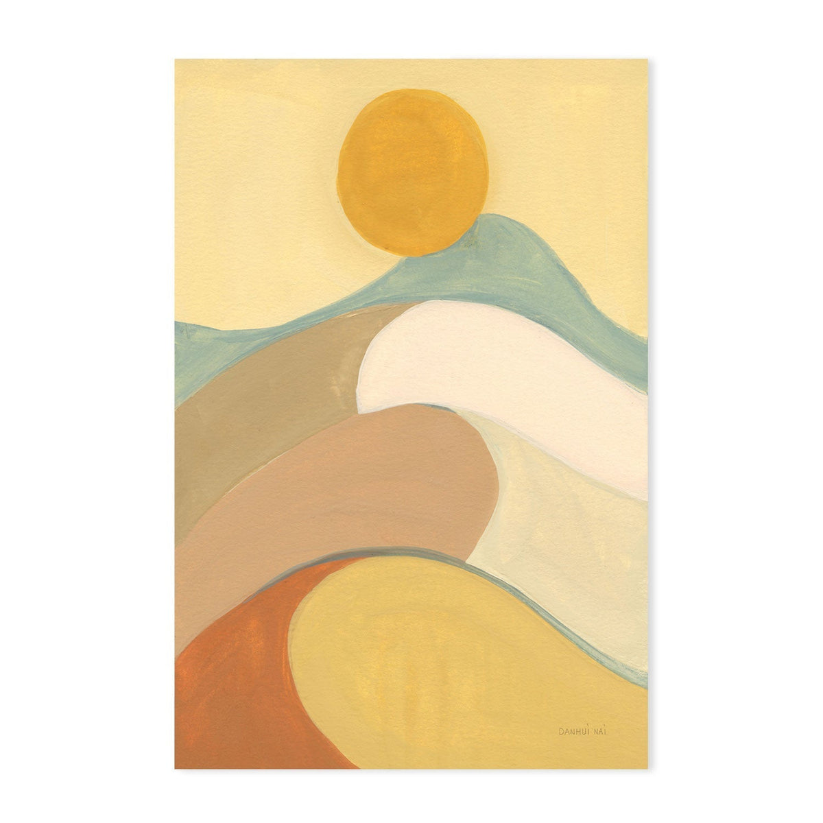 wall-art-print-canvas-poster-framed-Claifornia Sun & Hills, Set Of 2 , By Danhui Nai-GIOIA-WALL-ART