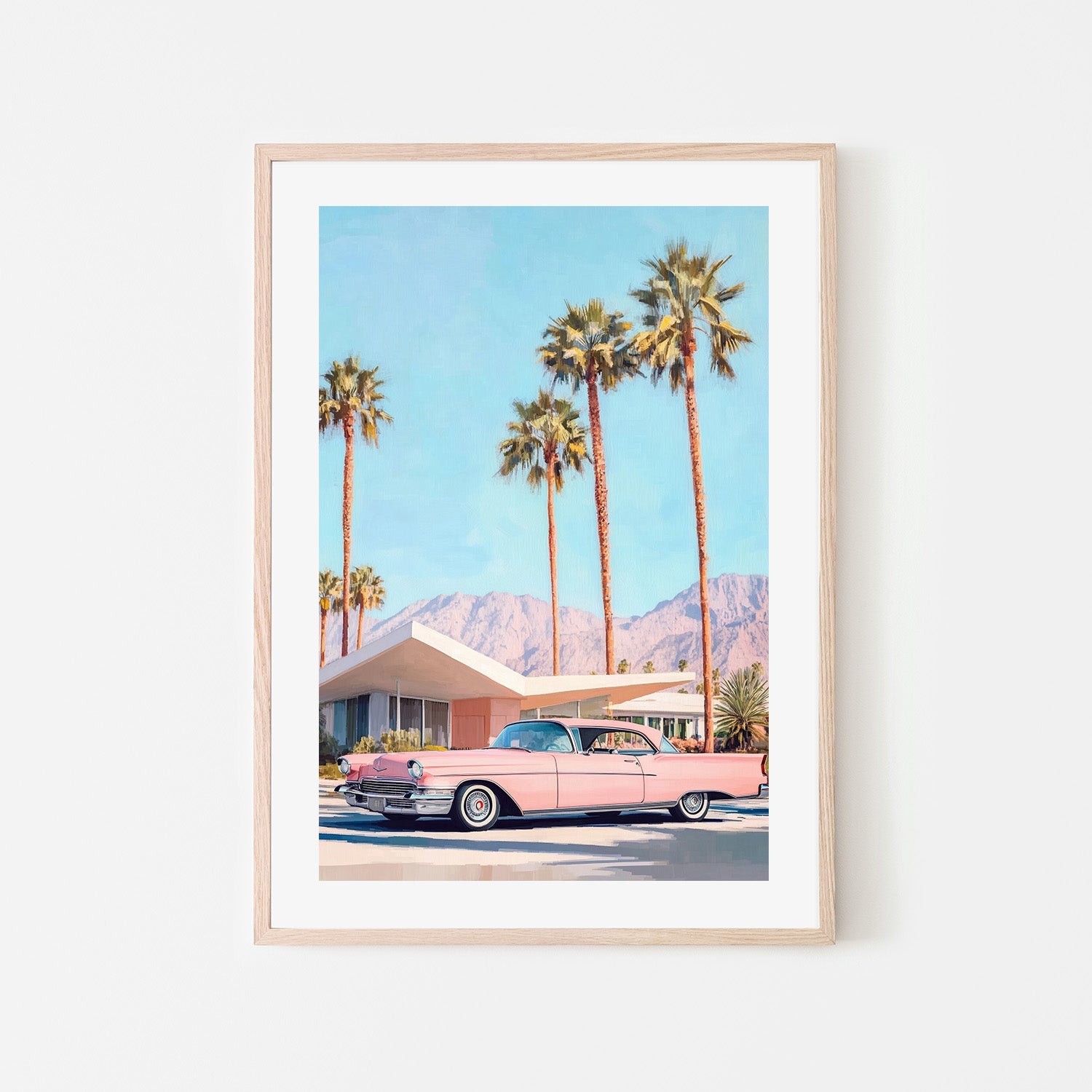 wall-art-print-canvas-poster-framed-California Vintage Car , By Melloi Art Prints-6