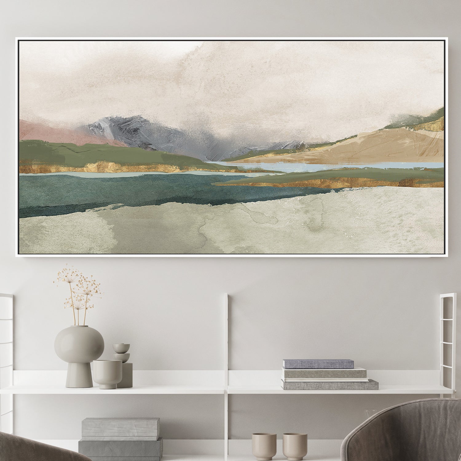 wall-art-print-canvas-poster-framed-Calm Blue River-2