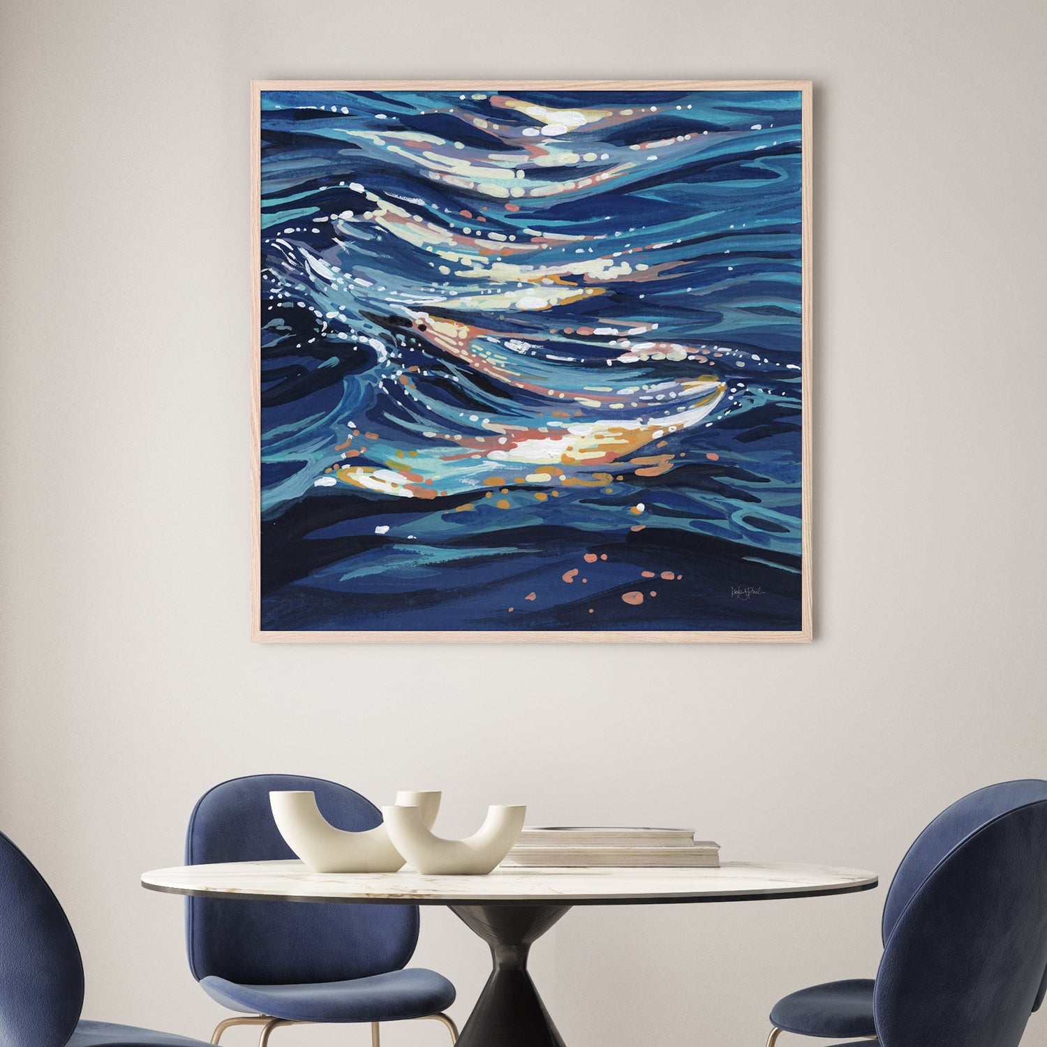 wall-art-print-canvas-poster-framed-Calm Ocean Water-7