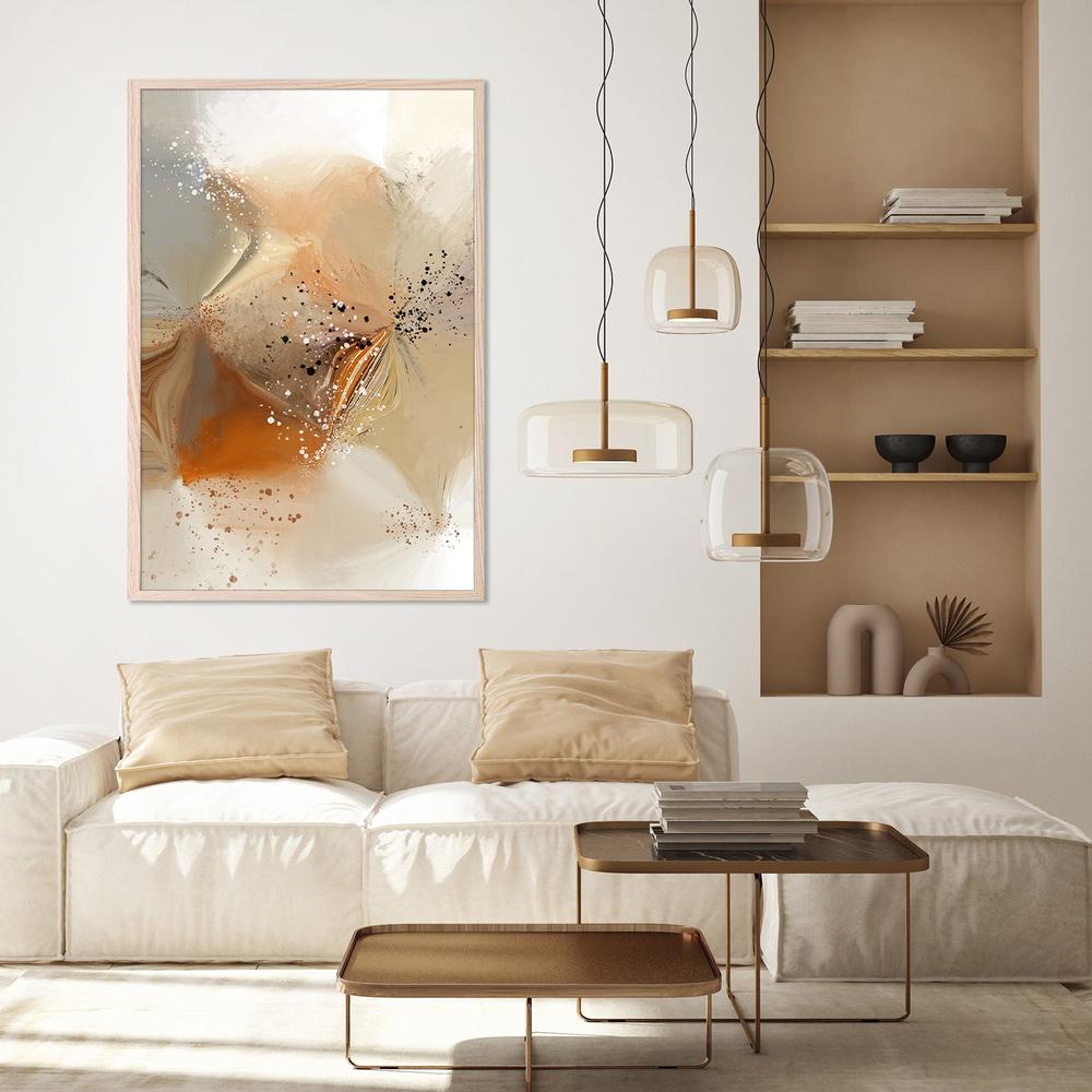 wall-art-print-canvas-poster-framed-Calm remains, Style A-8