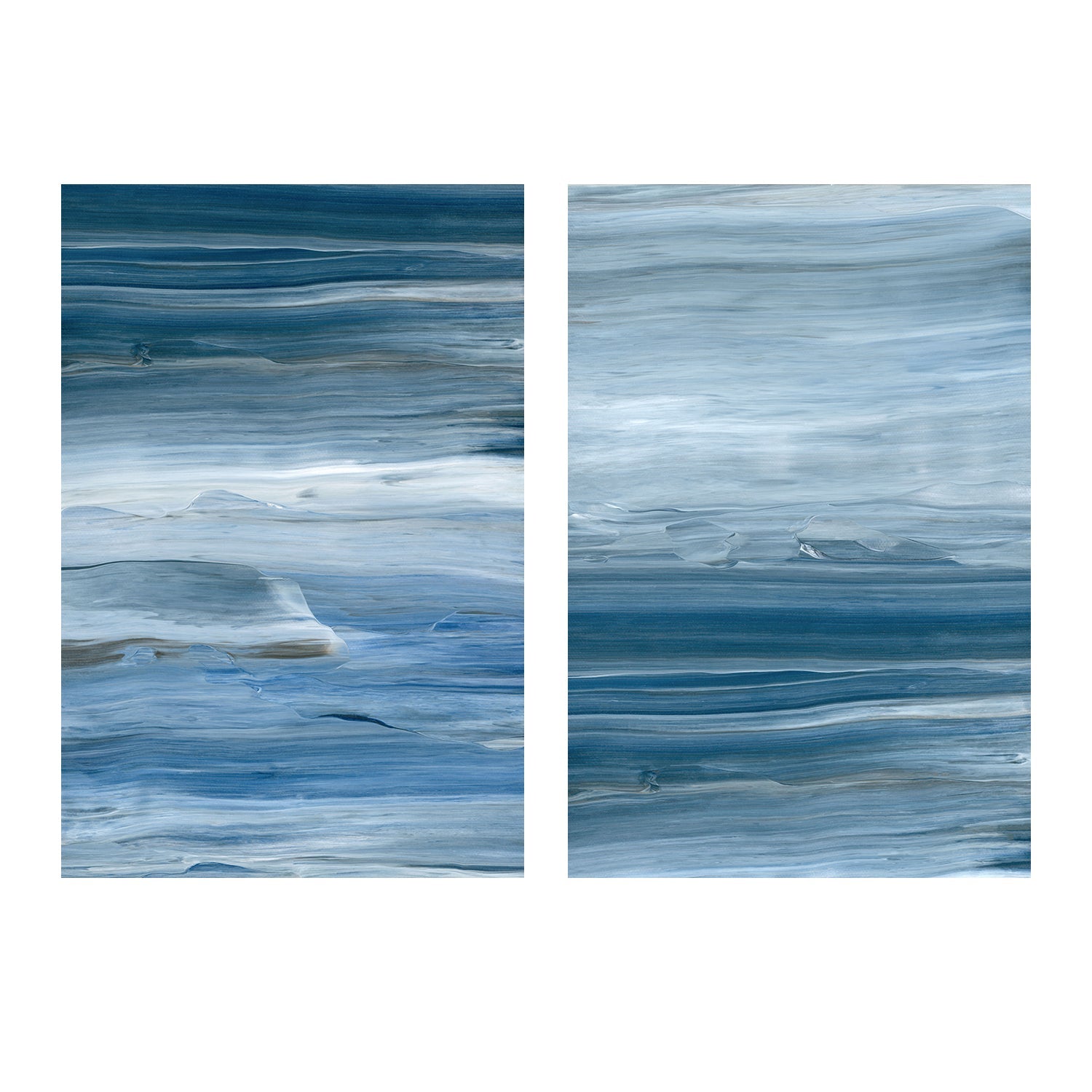 wall-art-print-canvas-poster-framed-Calm Seas, Style A & B, Set Of 2 , By Cathy Anderson , By Cathy Anderson-1