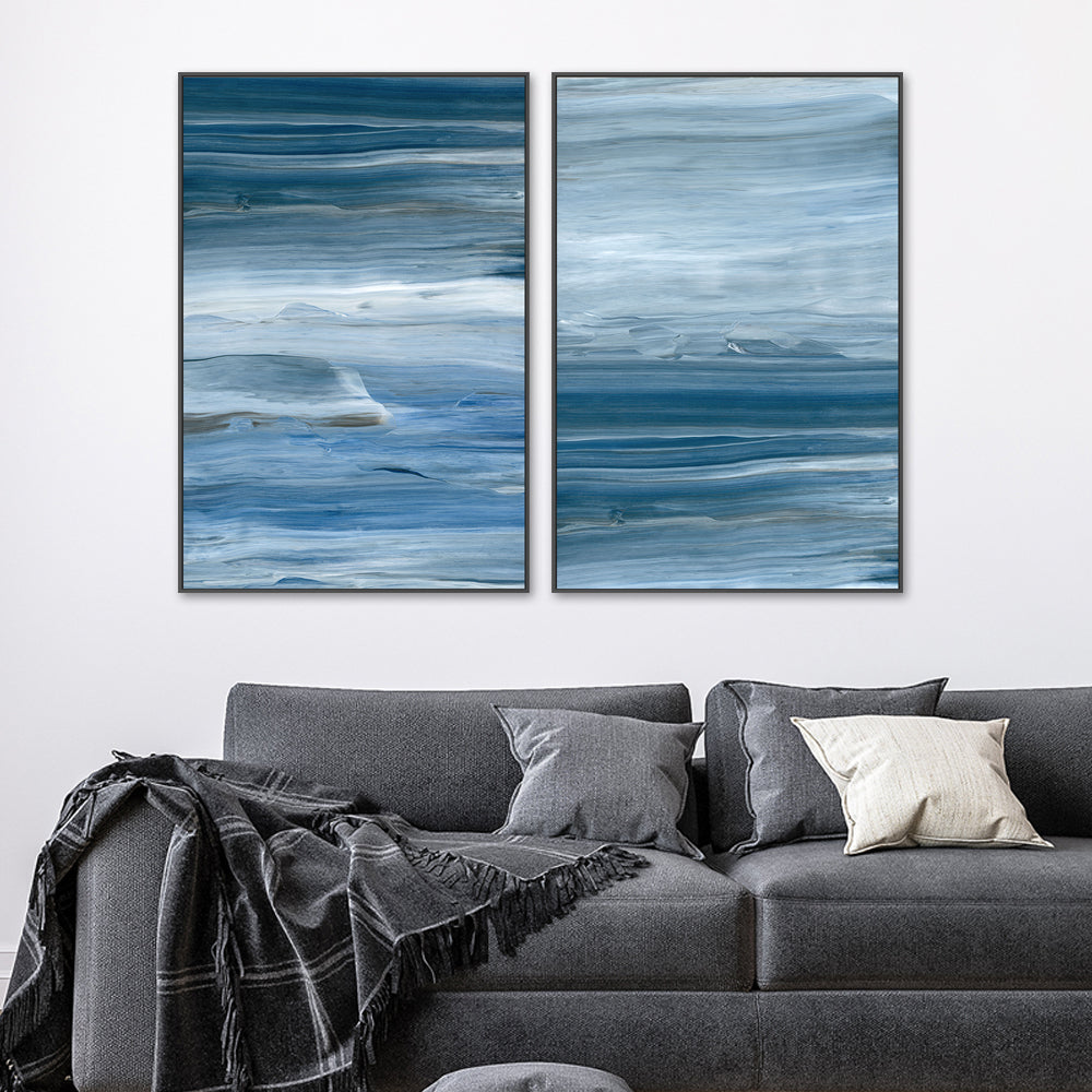 wall-art-print-canvas-poster-framed-Calm Seas, Style A & B, Set Of 2 , By Cathy Anderson , By Cathy Anderson-2