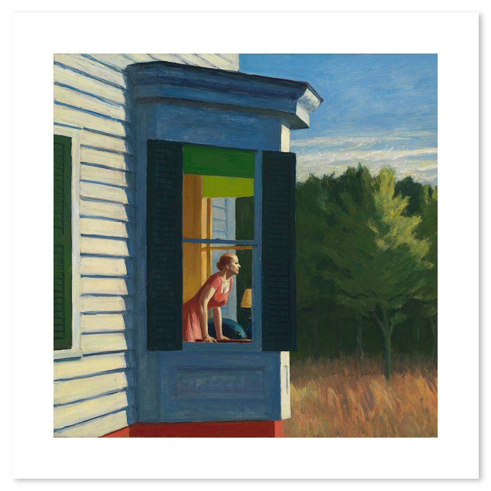 wall-art-print-canvas-poster-framed-Cape Cod Morning, By Edward Hopper-by-Gioia Wall Art-Gioia Wall Art