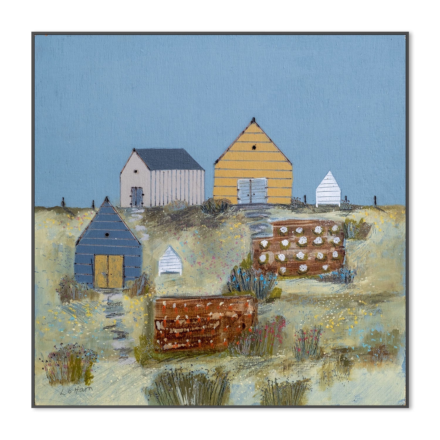 wall-art-print-canvas-poster-framed-Carrots & Cauliflowers , By Louise O’Hara-3