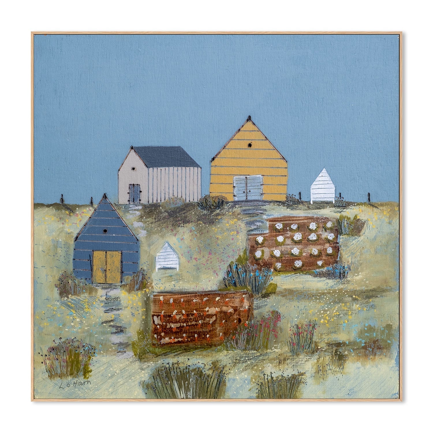 wall-art-print-canvas-poster-framed-Carrots & Cauliflowers , By Louise O’Hara-4