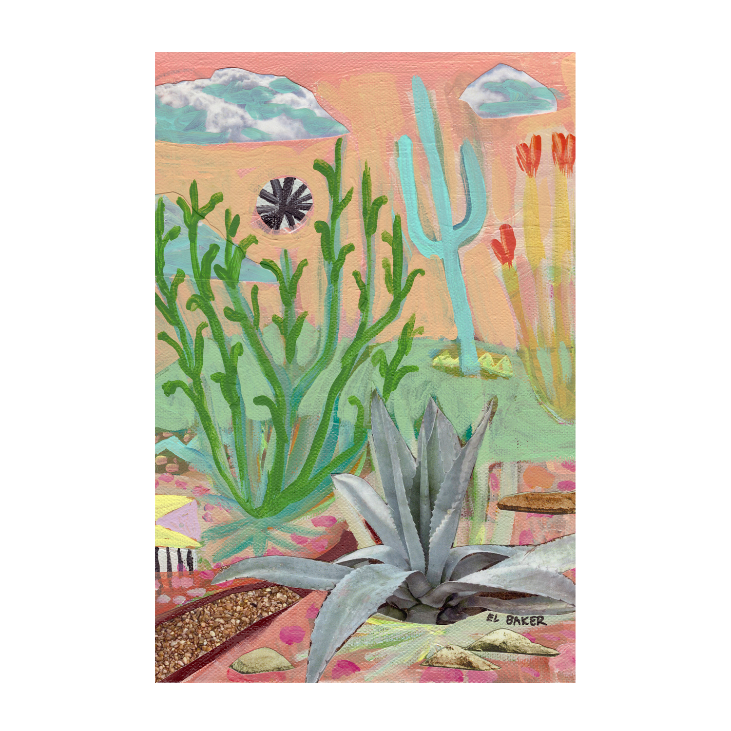 wall-art-print-canvas-poster-framed-Catus Country , By Eleanor Baker-1