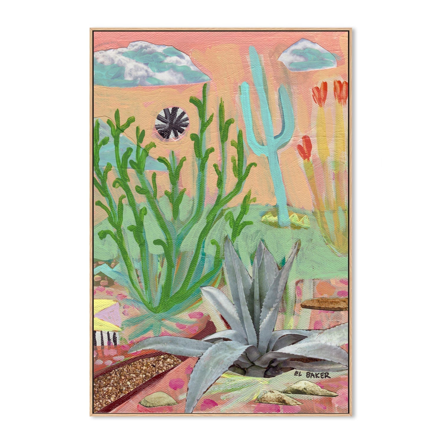 wall-art-print-canvas-poster-framed-Catus Country , By Eleanor Baker-4
